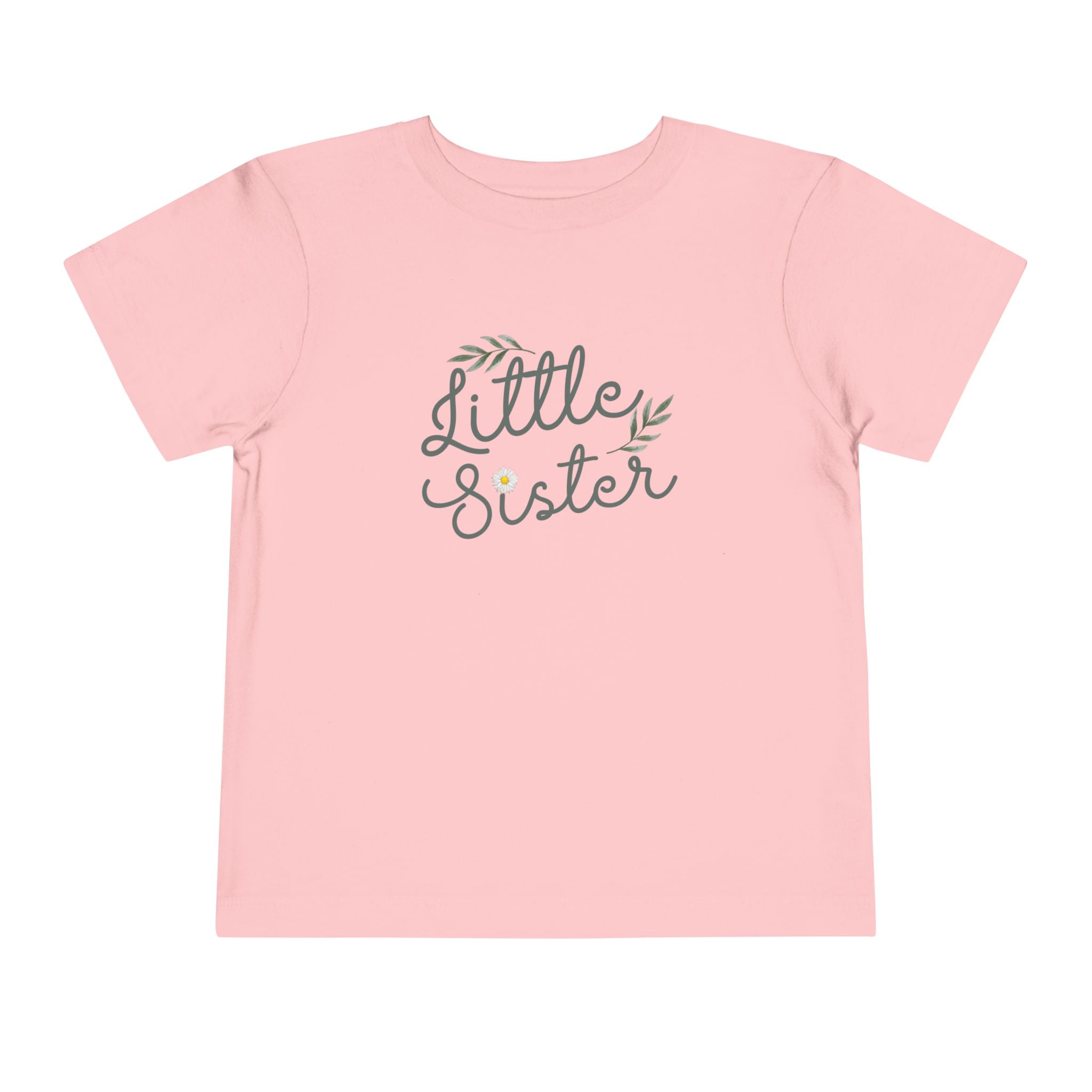 Little Sister Bee & flowers Big Sister Baby T-Shirt | Infant Tee