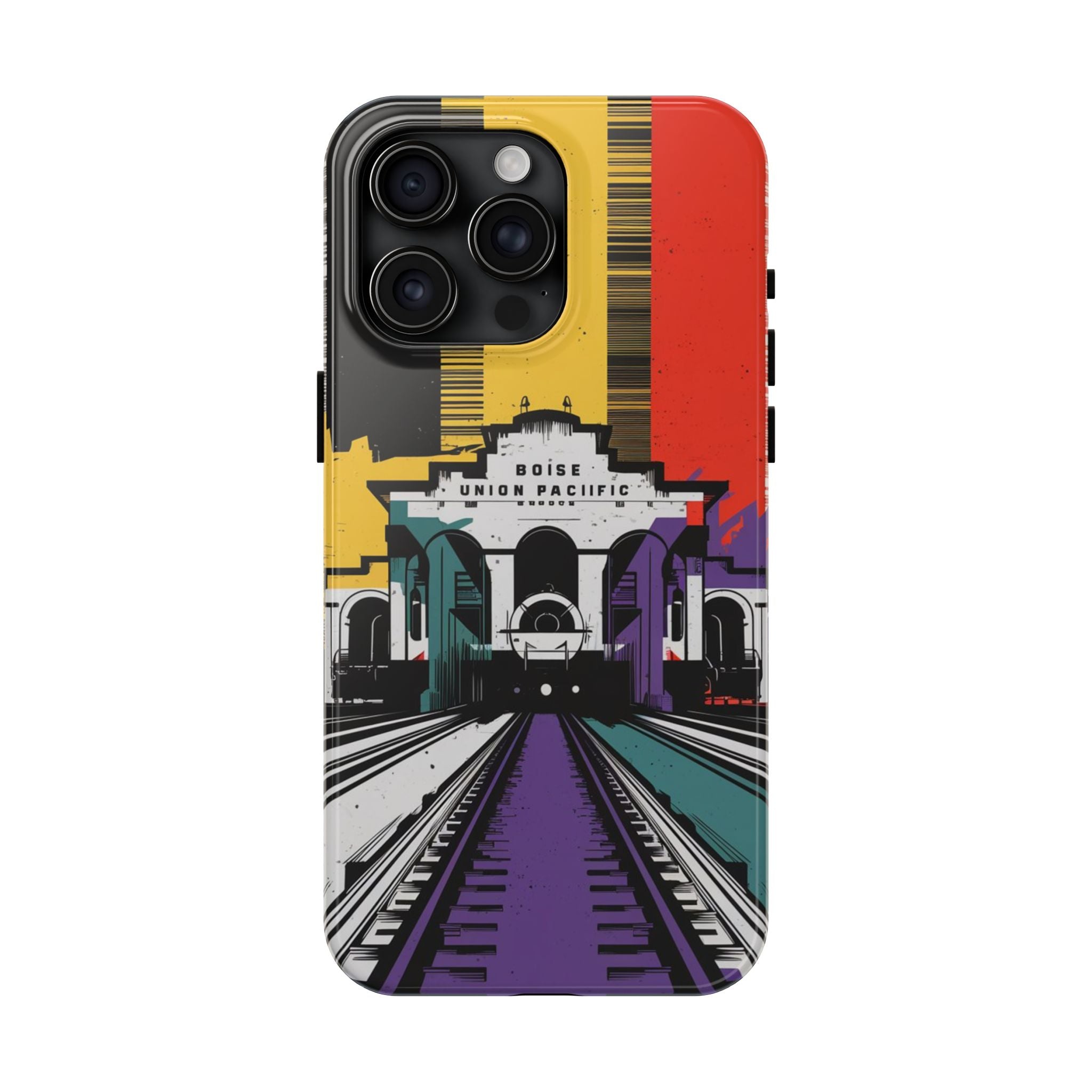 Boise Idaho Union Pacific Depot - Tough Case for iPhone 14, 15, 16 - Spruced Roost