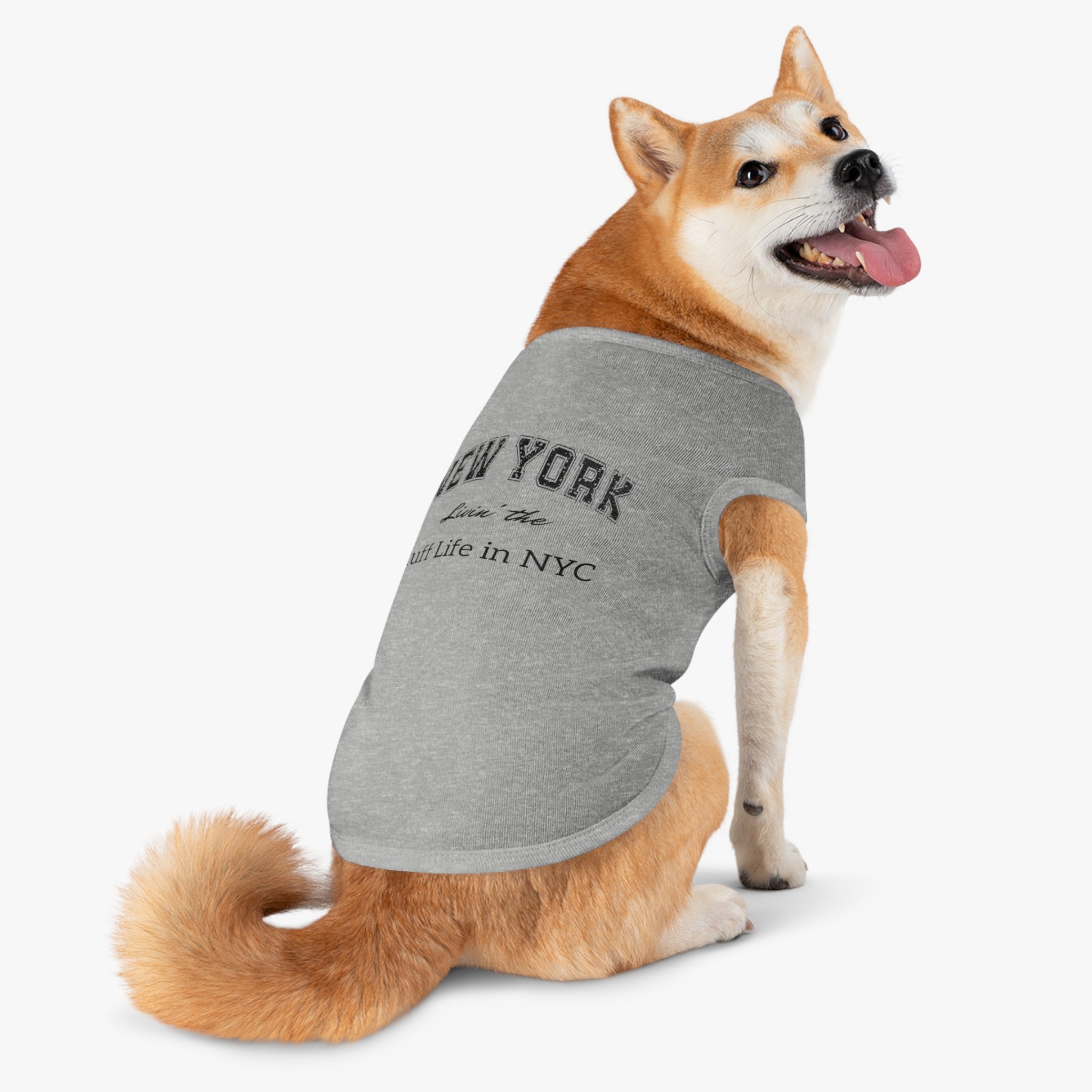 Ruff Life in New York - Stylish and Playful Dog Shirt