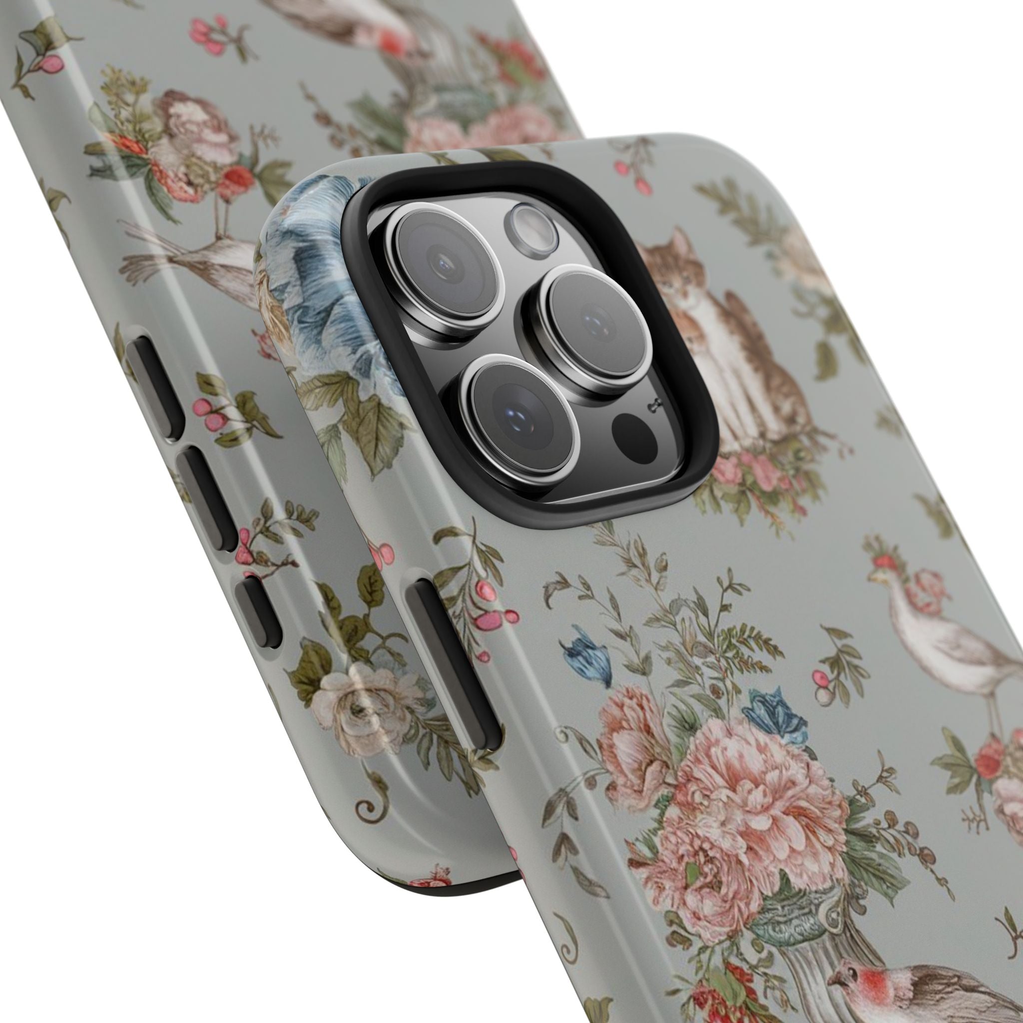 Tiptoe through the Cats - Tough Case for iPhone 14, 15, 16 - Spruced Roost