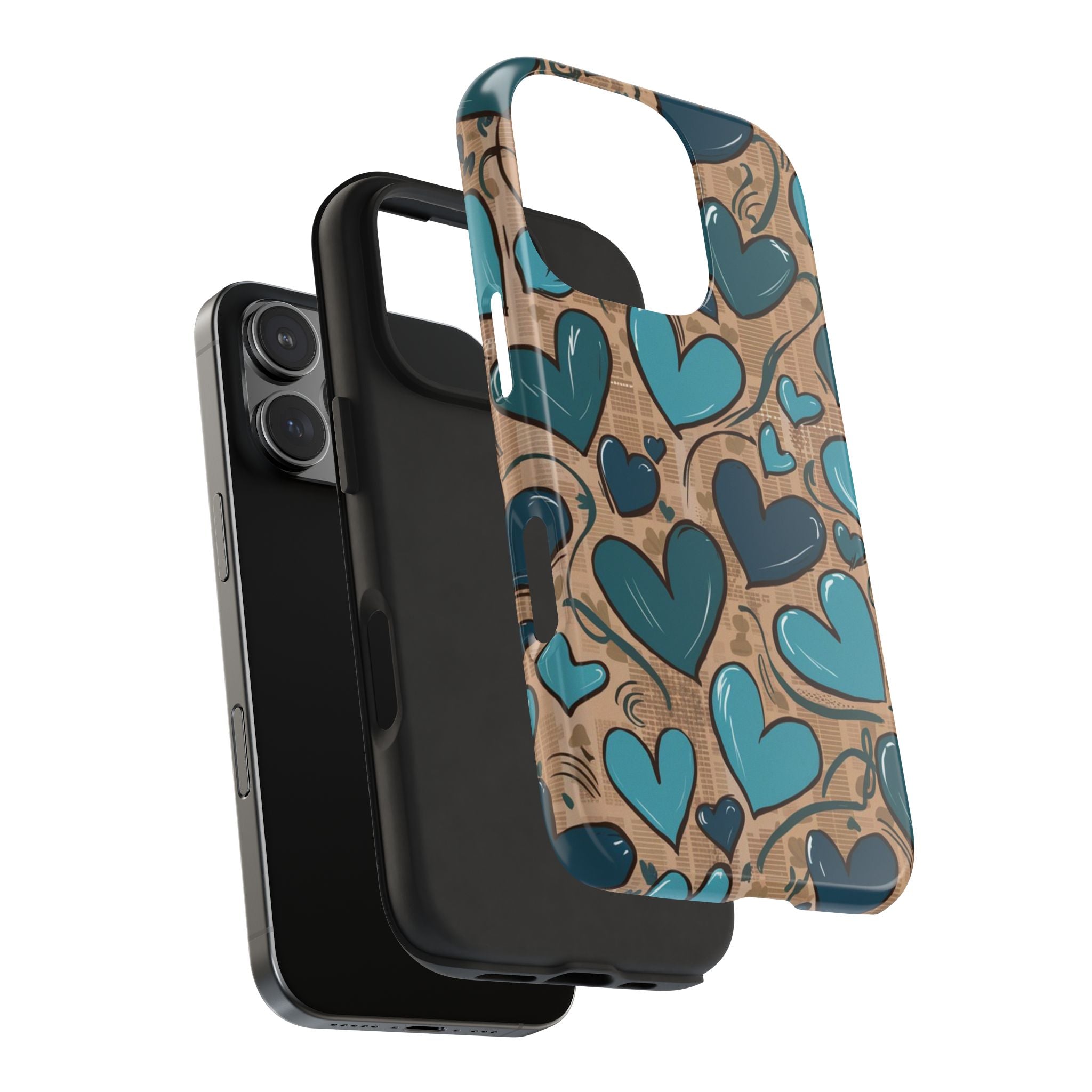 Cora Azul - Tough Case for iPhone 14, 15, 16 - Spruced Roost