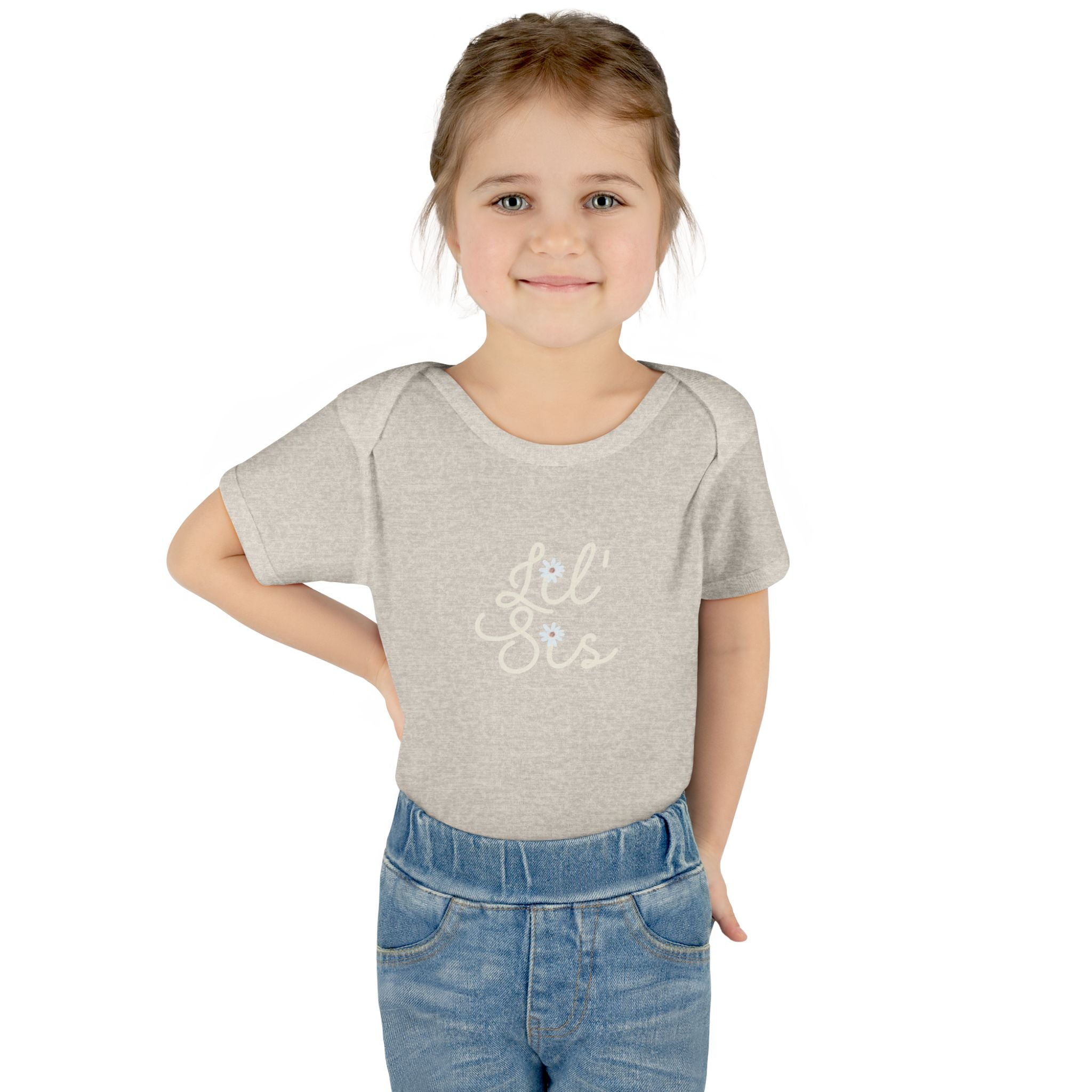 Lil' Sis Infant Baby Bodysuit - Cute Baby Clothes for Newborns