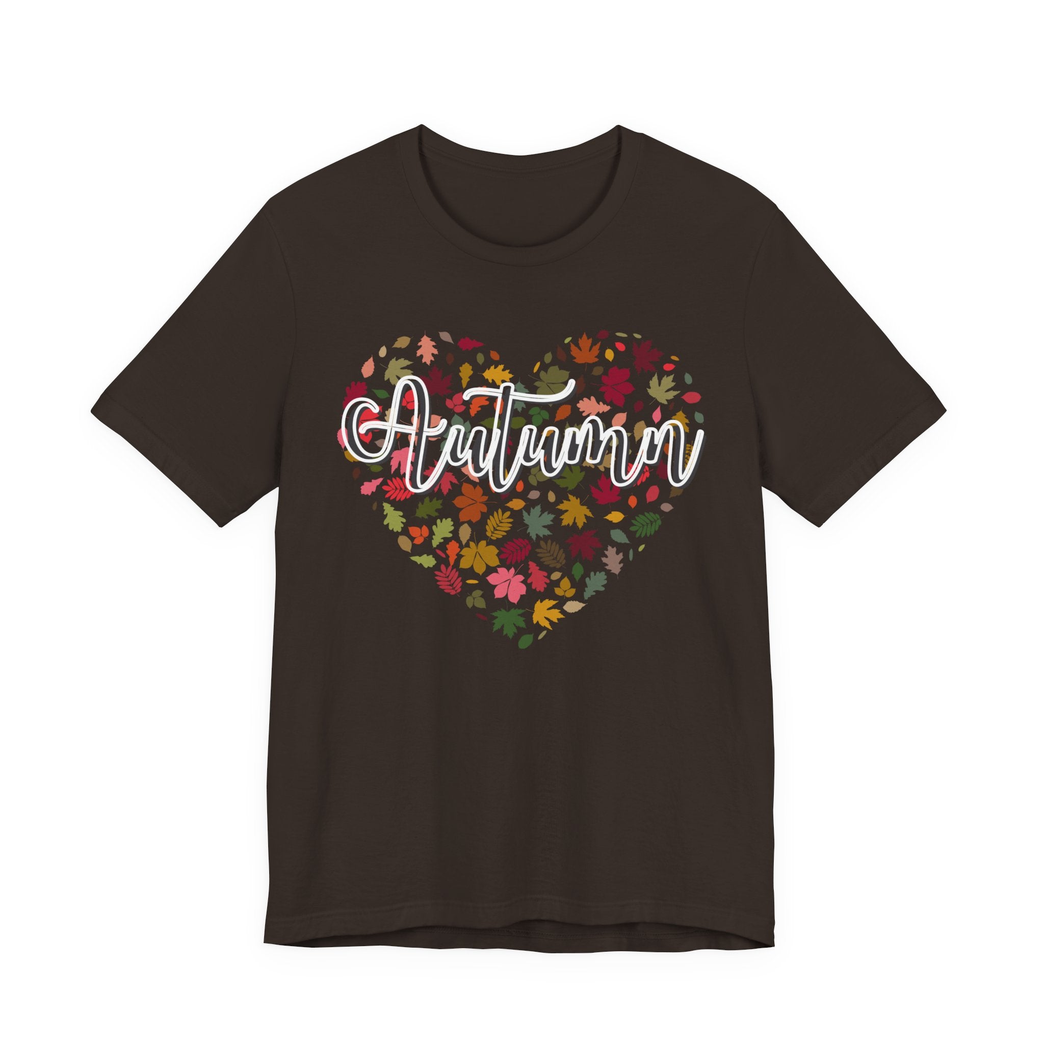 Autumn Love Heart Women's Jersey short sleeve tee