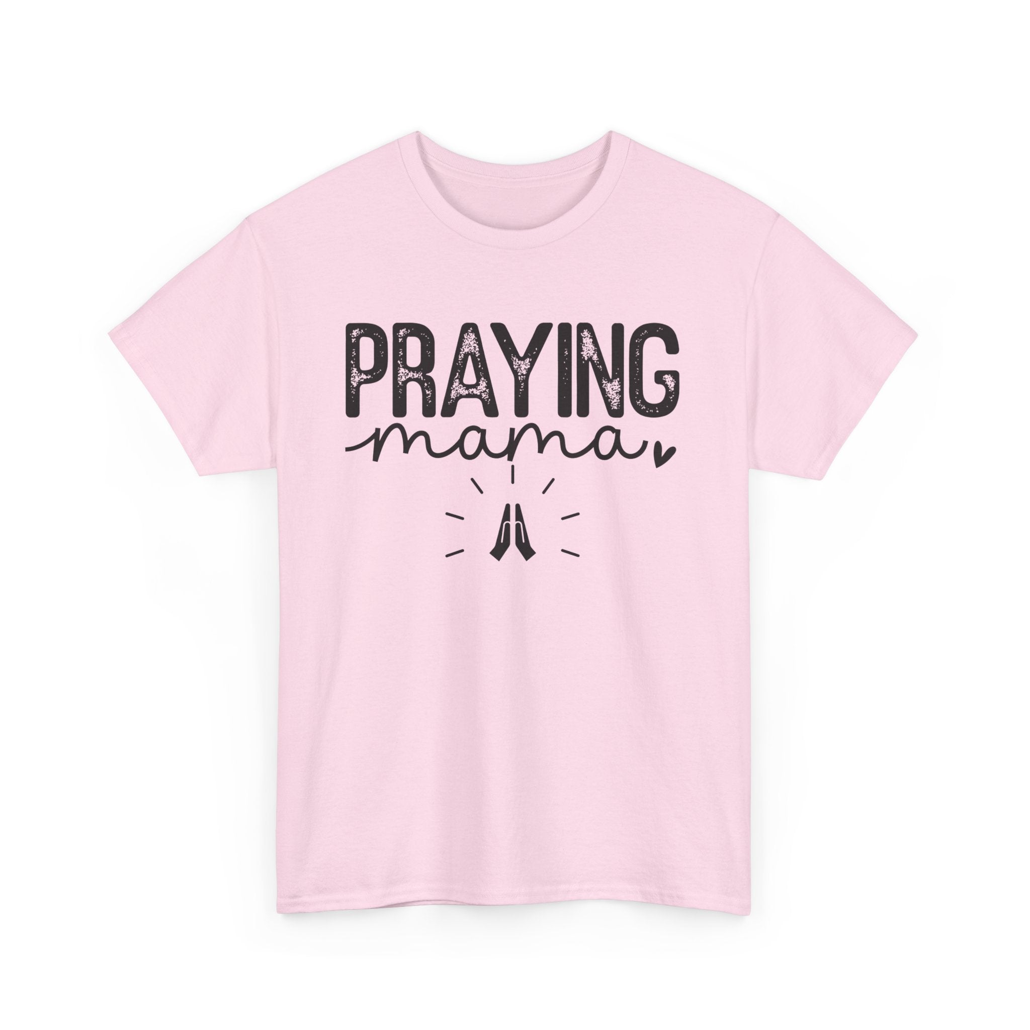 Praying Mama Black Unisex Heavy Cotton Tee - Spruced Roost