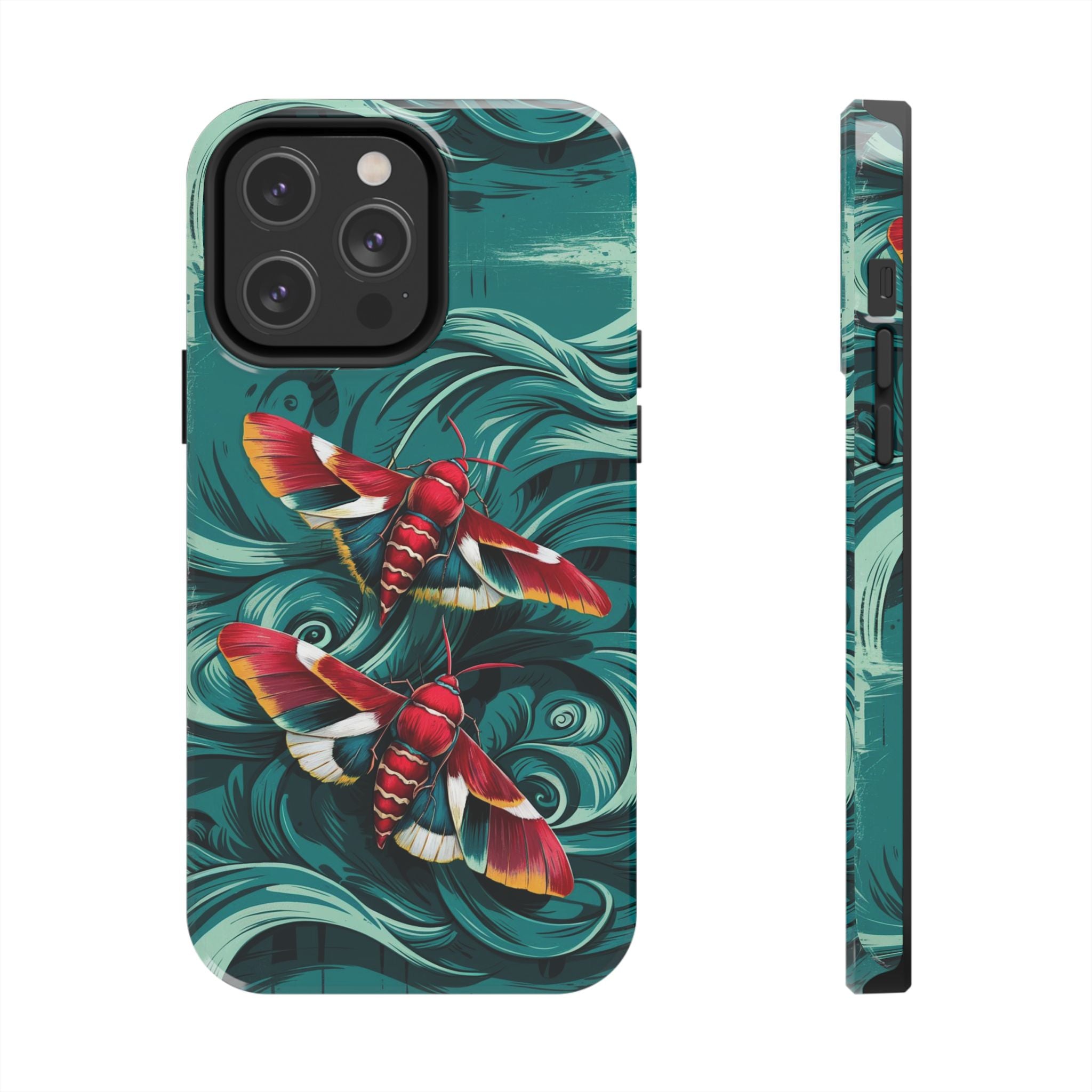 Asian Moth - Tough Case for iPhone 14, 15, 16 - Spruced Roost