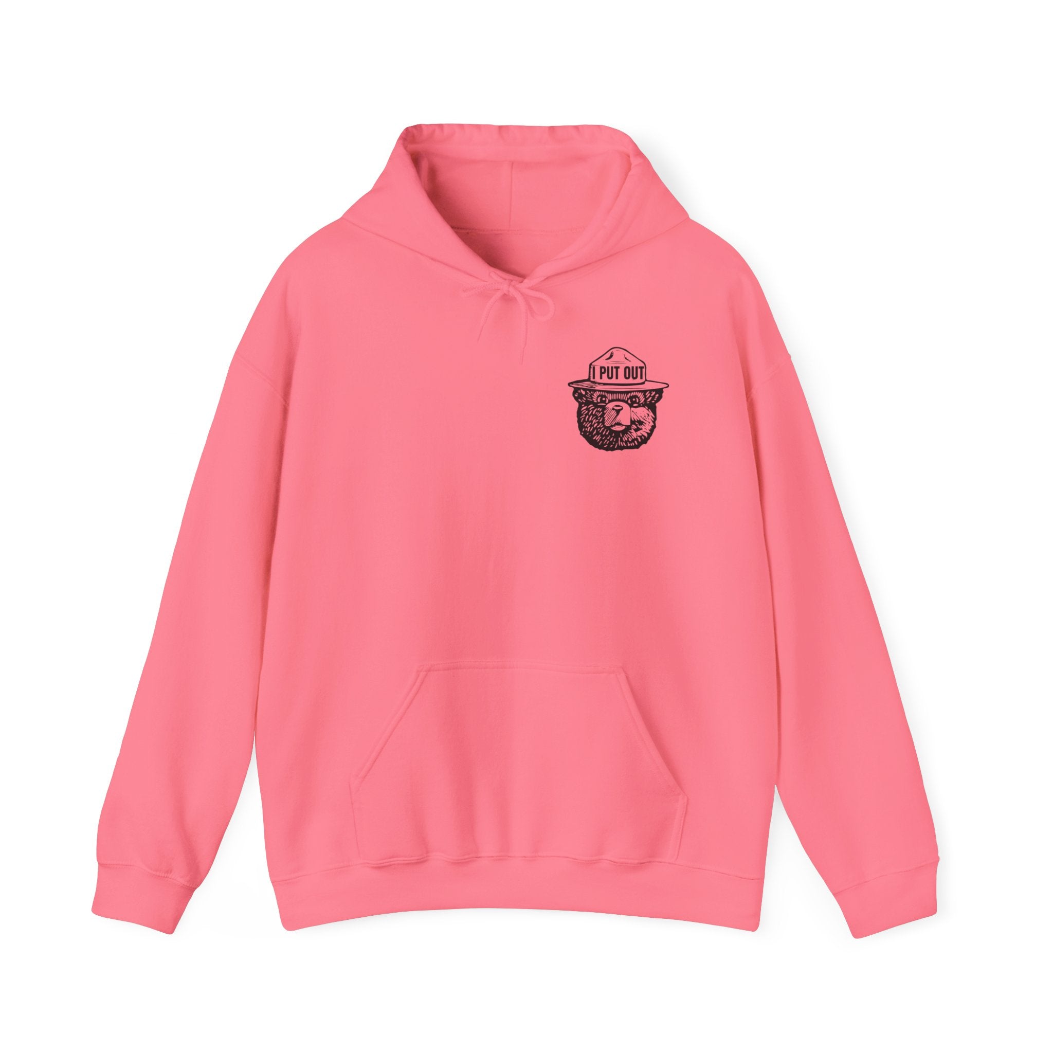 Smokey Firefighter Hoodie – 'I Put Out' Hooded Sweatshirt
