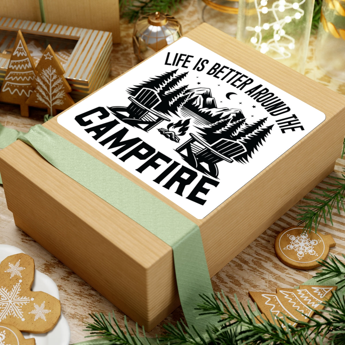 Life is Better around the Campfire - Kiss-Cut Stickers