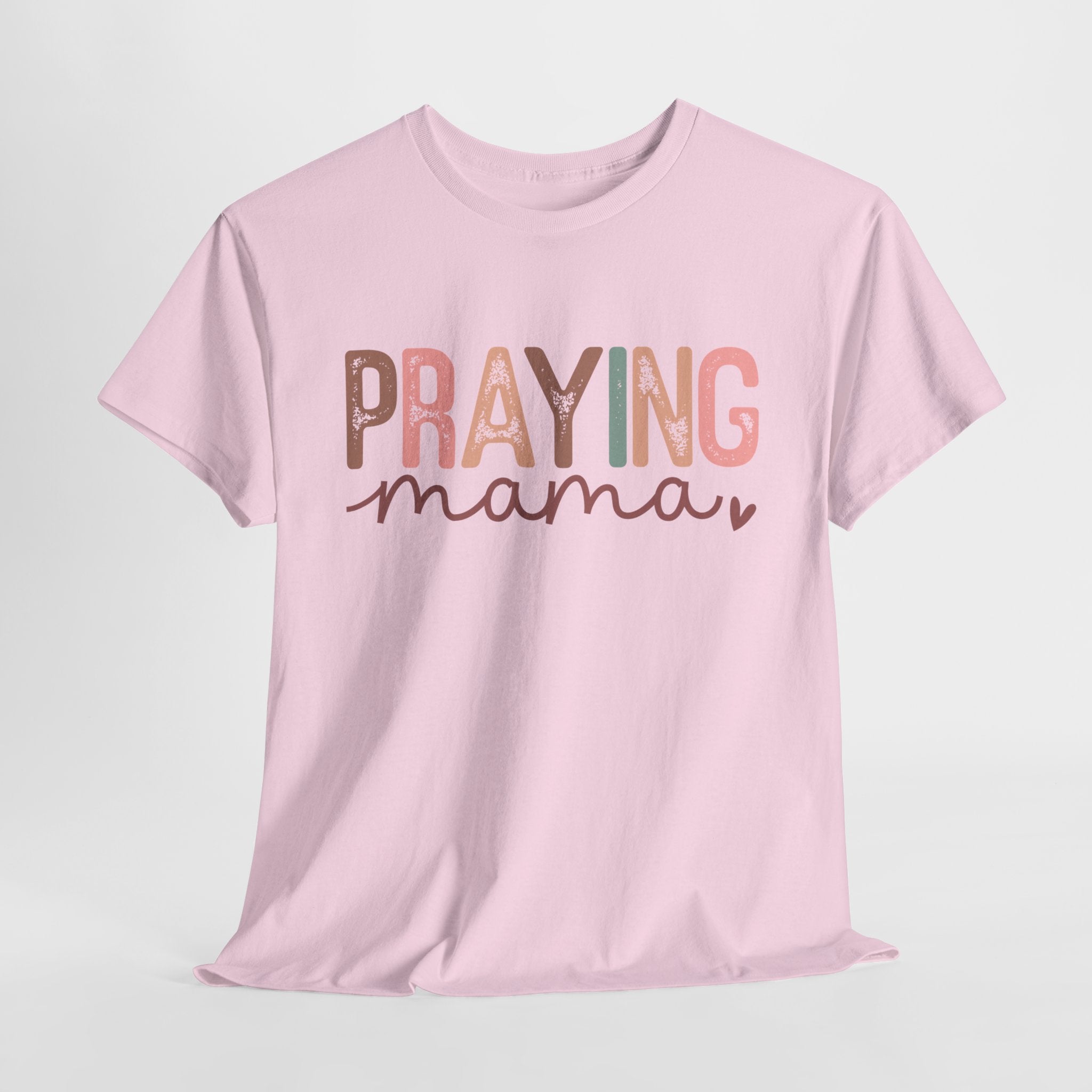 Praying Mama Colorful Unisex Heavy Cotton Tee - Spruced Roost