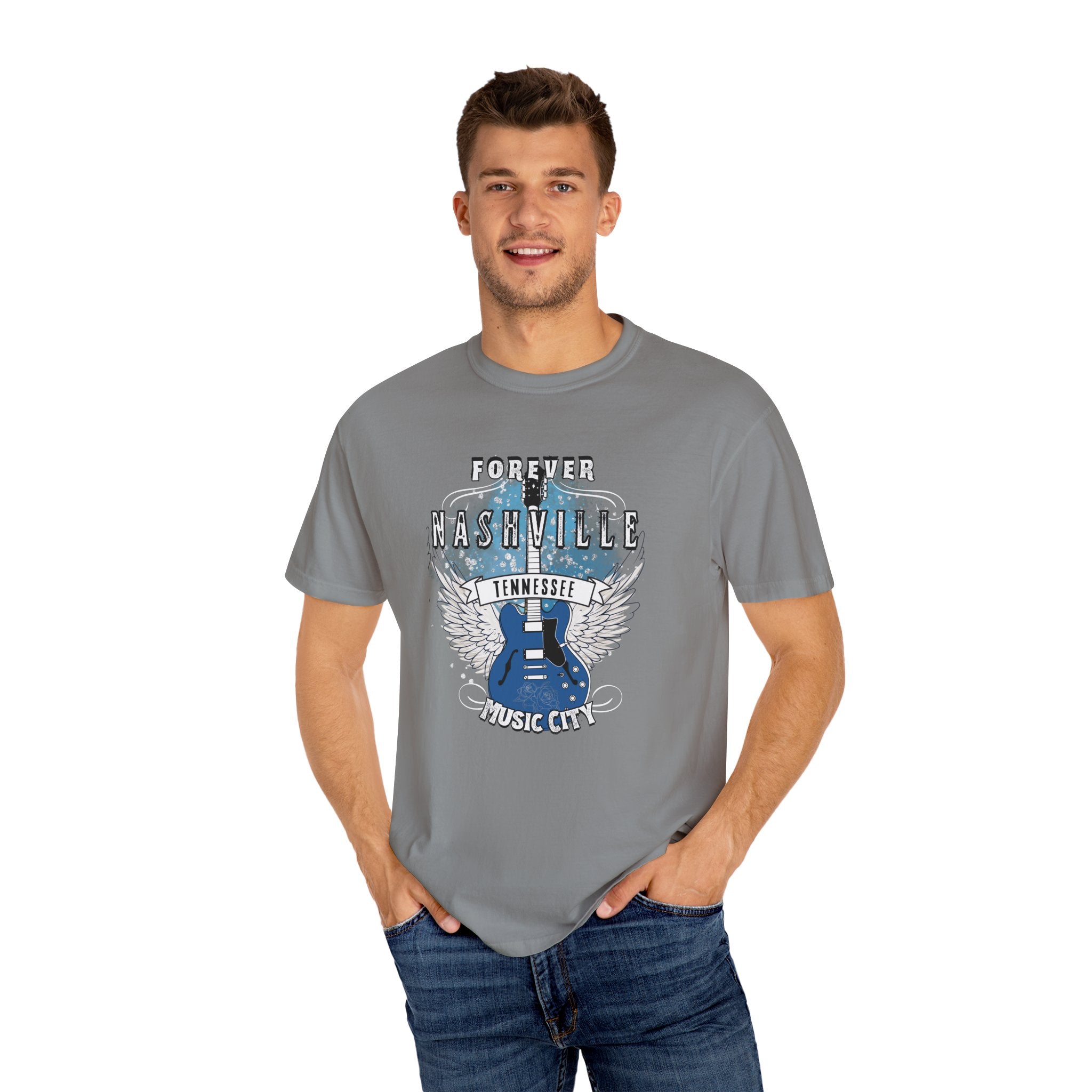 Forever Nashville Garment-Dyed Comfort Colors T-shirt - S-4XL