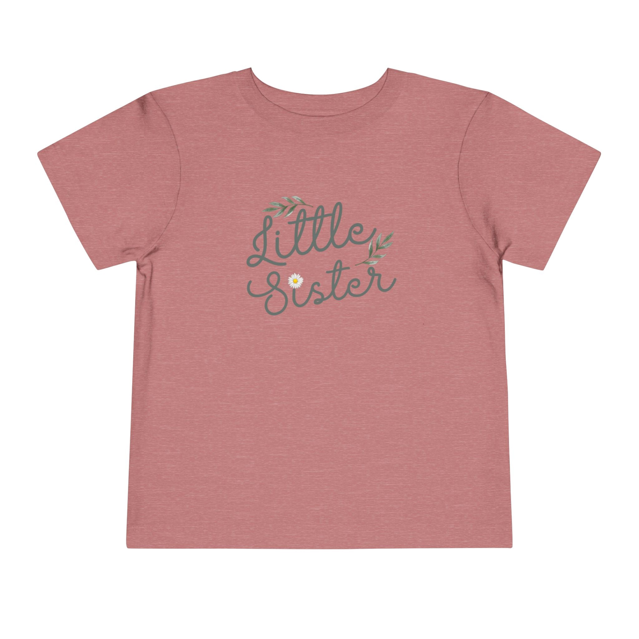 Little Sister Bee & flowers Big Sister Baby T-Shirt | Infant Tee