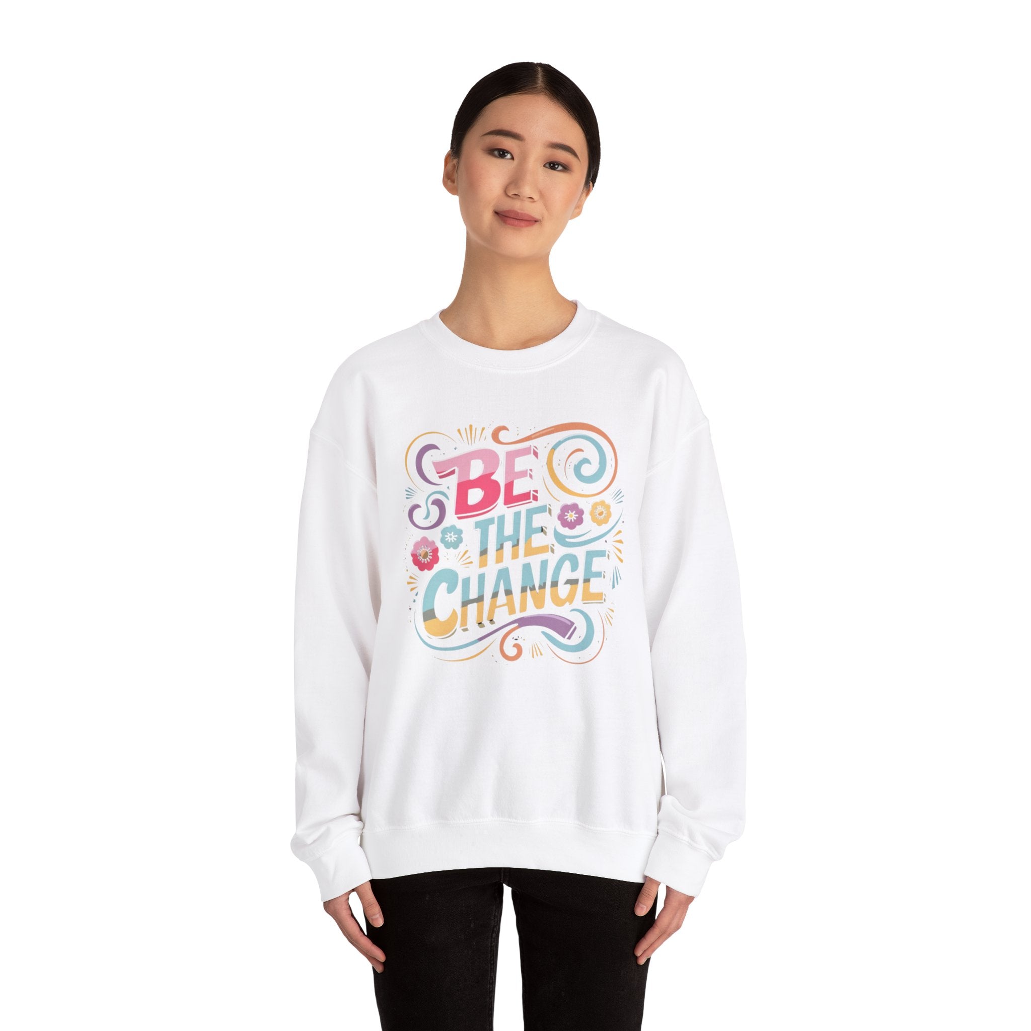 Be the Change - Unisex Heavy Blend™ Crewneck Sweatshirt