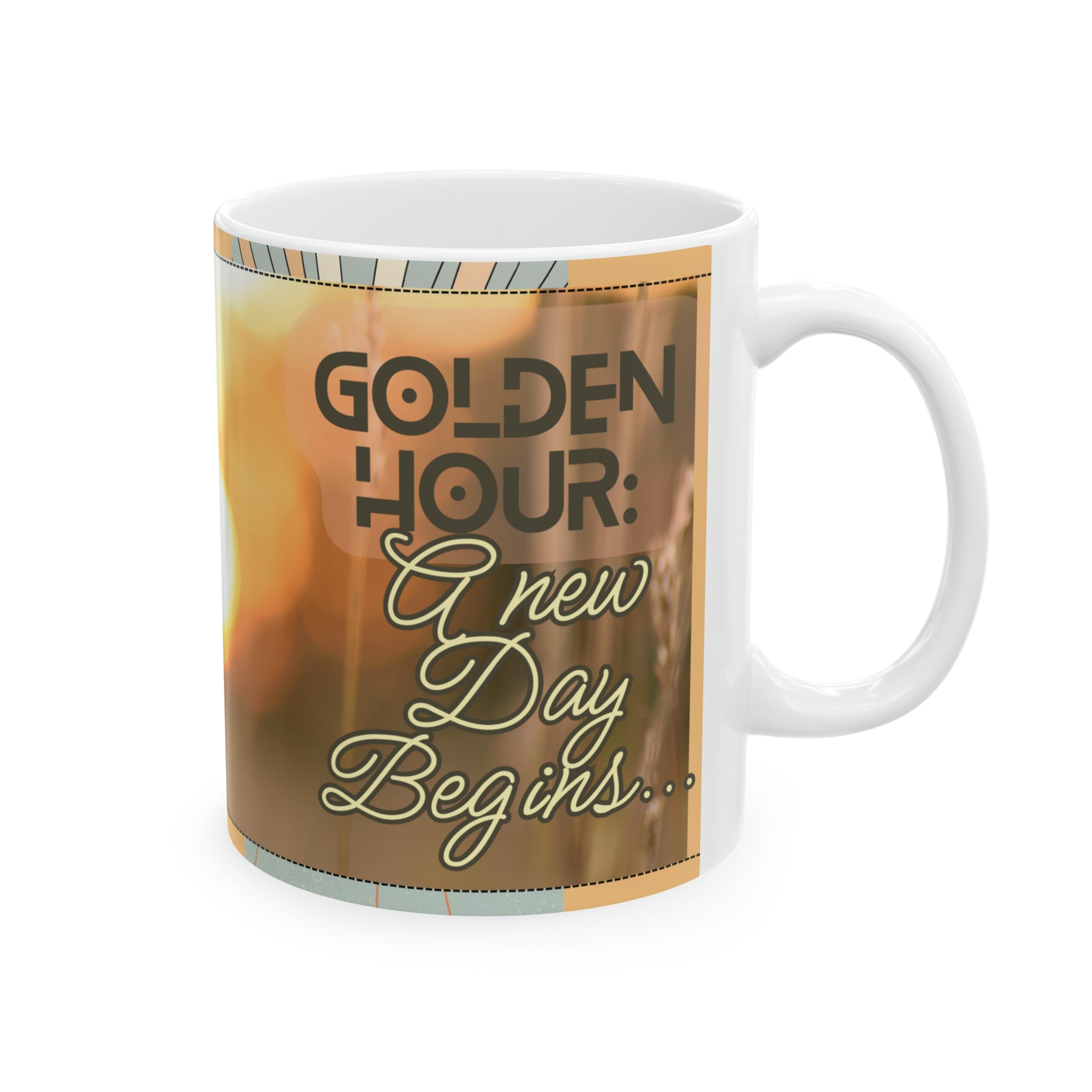 Golden Hour: A new Day - Ceramic Mug, 11oz - Spruced Roost
