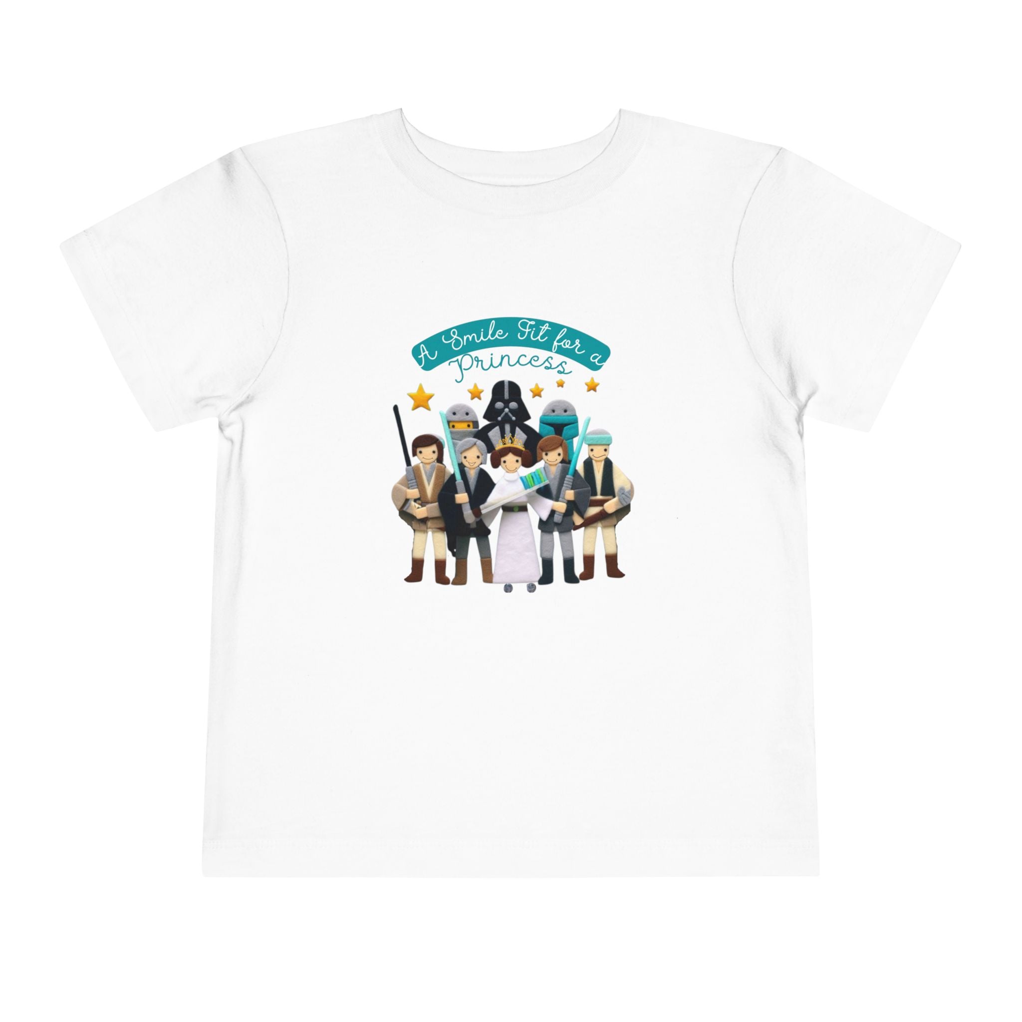 Star Warz - Smile fit for a Princess T-Shirt - 2T, 3T, 4T, 5T