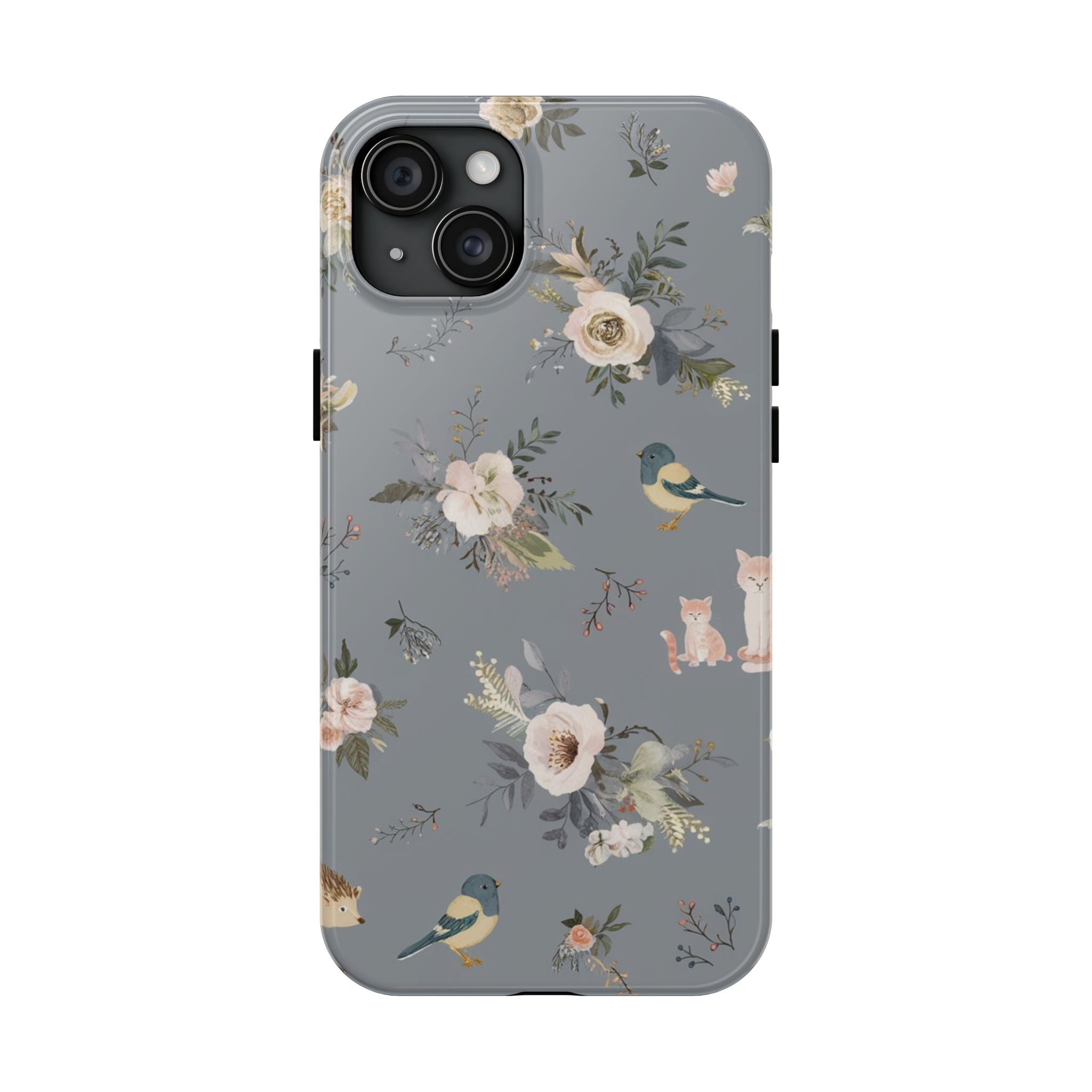 Cats and Birds - Tough Case for iPhone 14, 15, 16 - Spruced Roost
