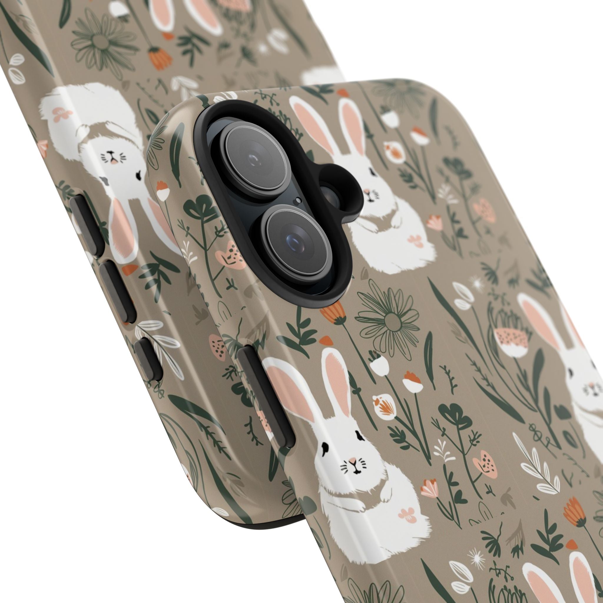 Felt Cotton Tails - Tough Case for iPhone 14, 15, 16 - Spruced Roost