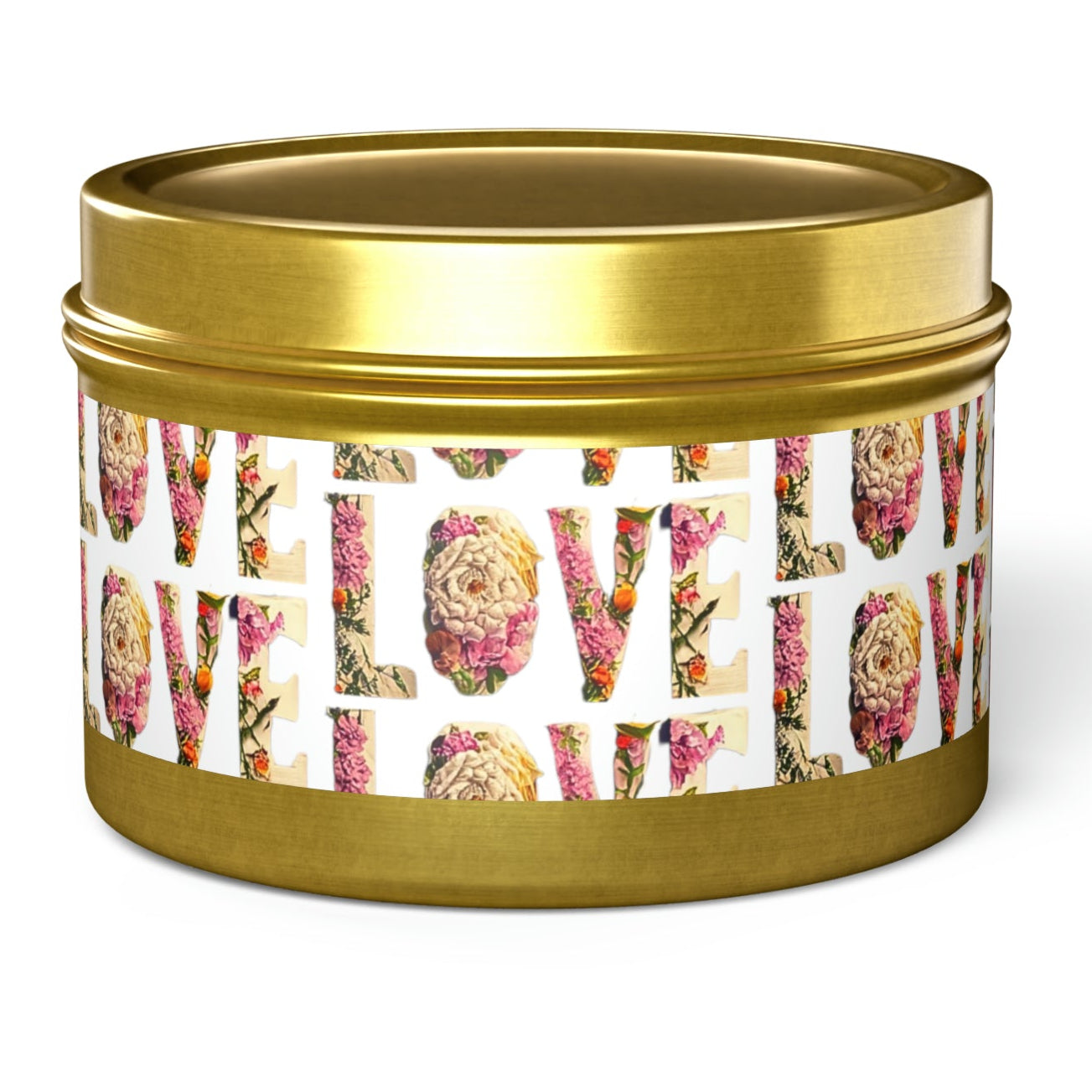 LOVE Tin 4 oz. Candles - Coconut Soy Wax - 5 Scents