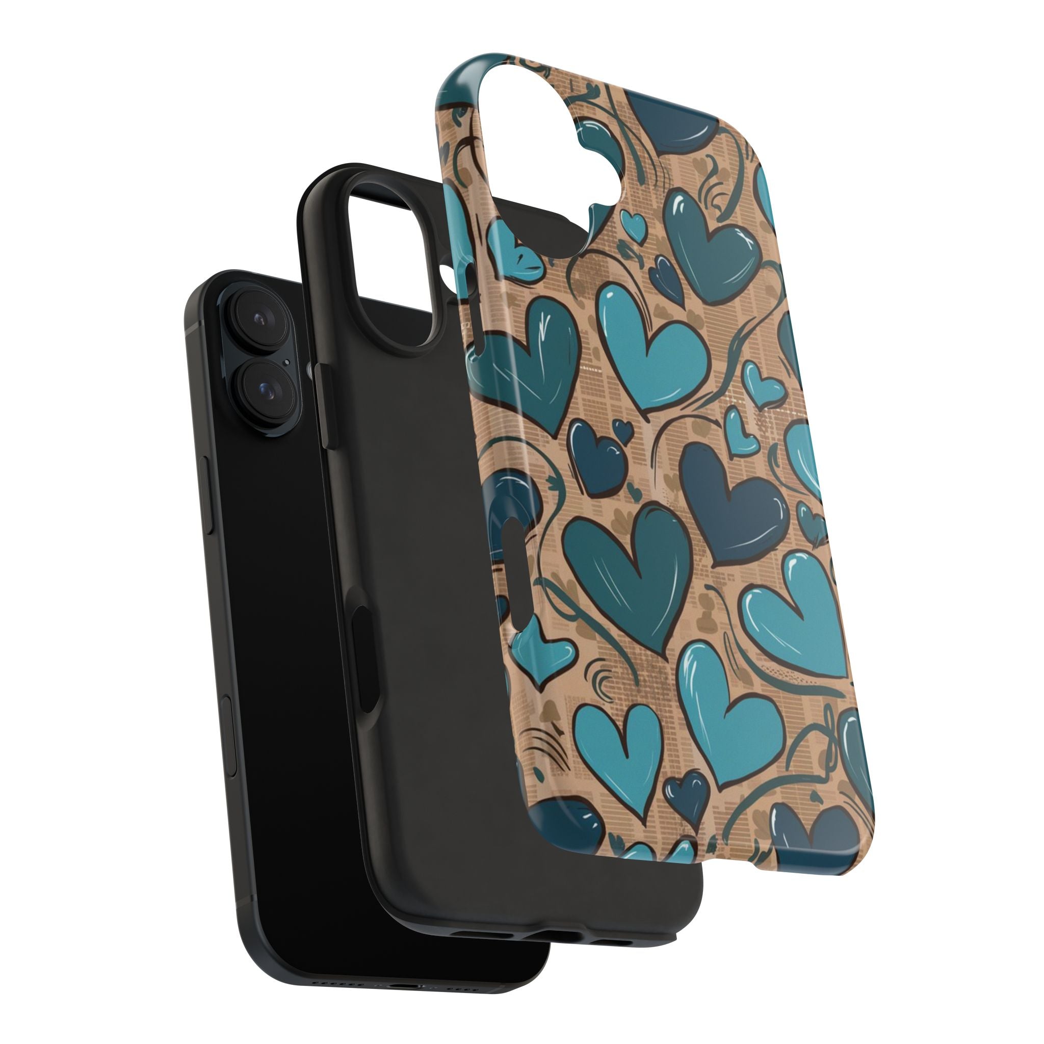 Cora Azul - Tough Case for iPhone 14, 15, 16 - Spruced Roost