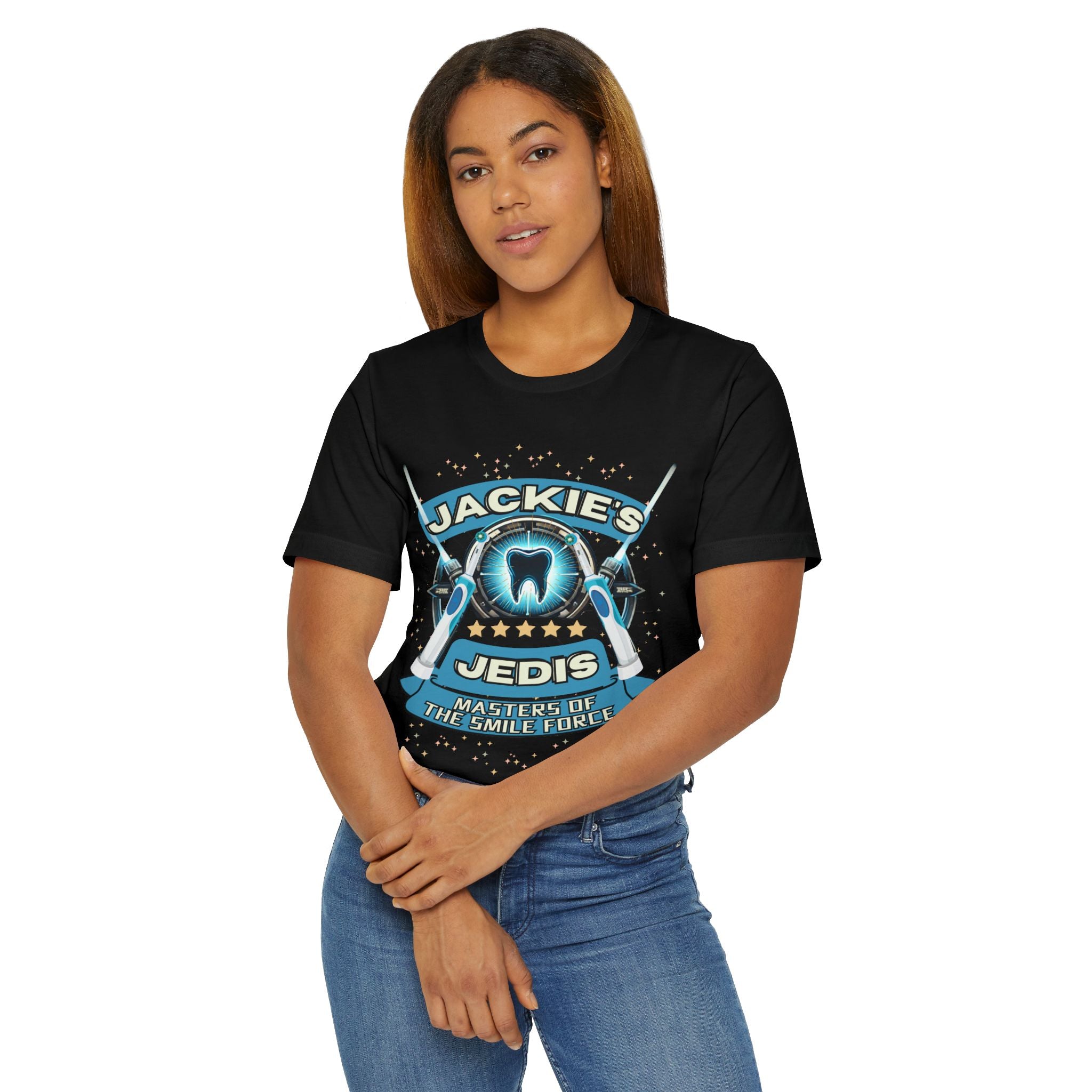 Jackie's Jedis - Jersey T-Shirt - Masters of the Smile Force