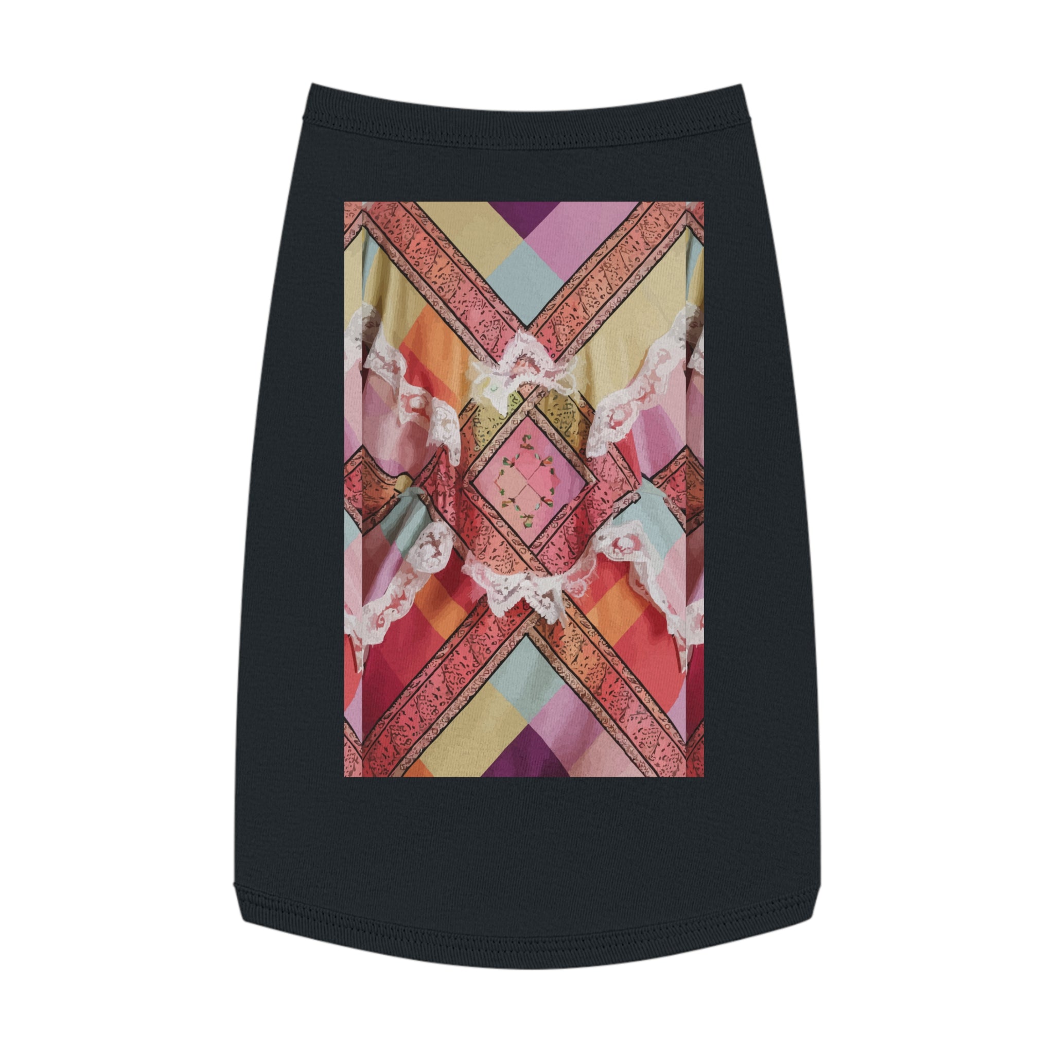 Madras Lace Pet Shirt