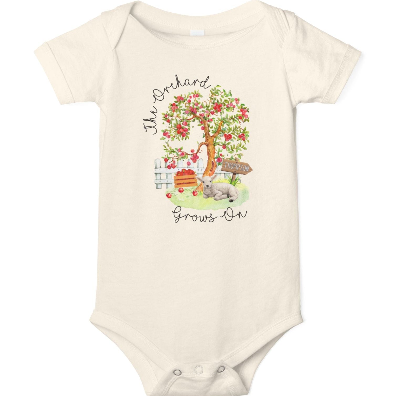 Personalized - Farm Infant Bodysuit