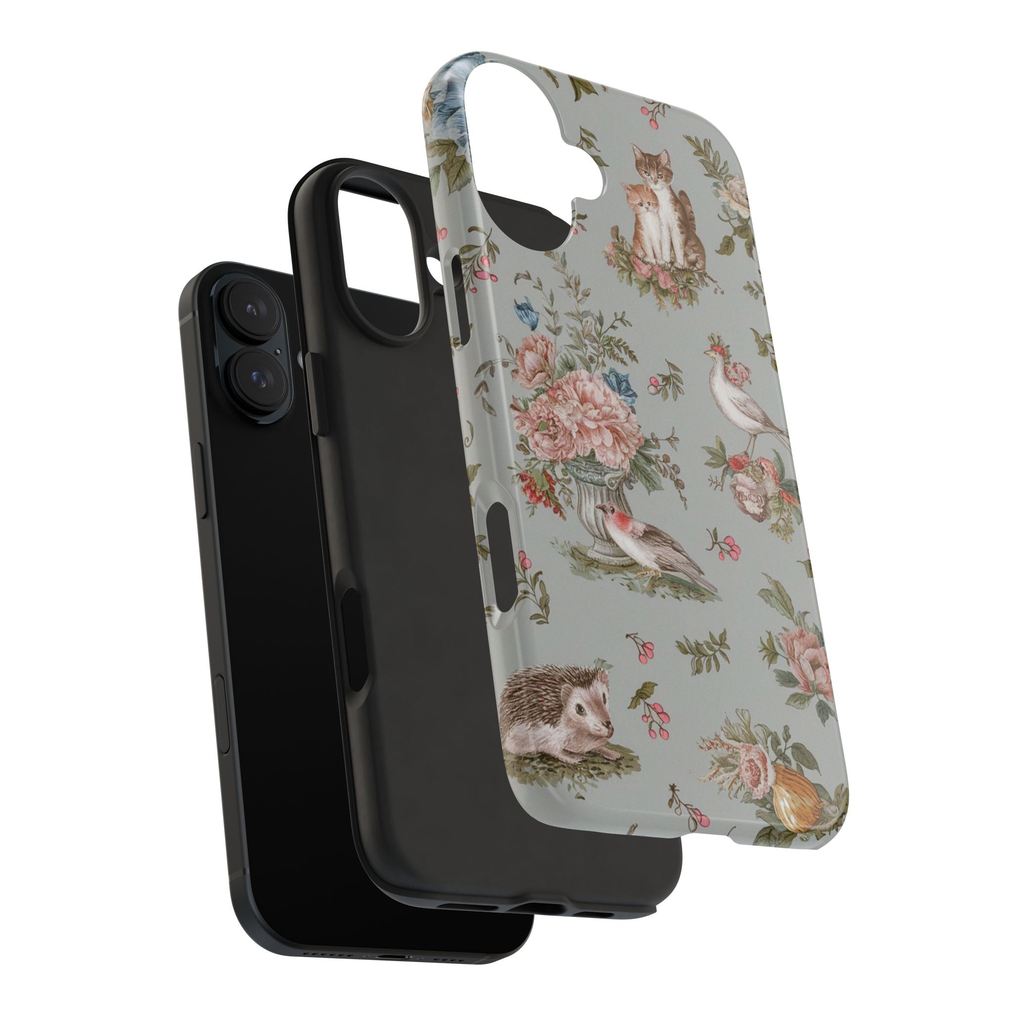 Tiptoe through the Cats - Tough Case for iPhone 14, 15, 16 - Spruced Roost