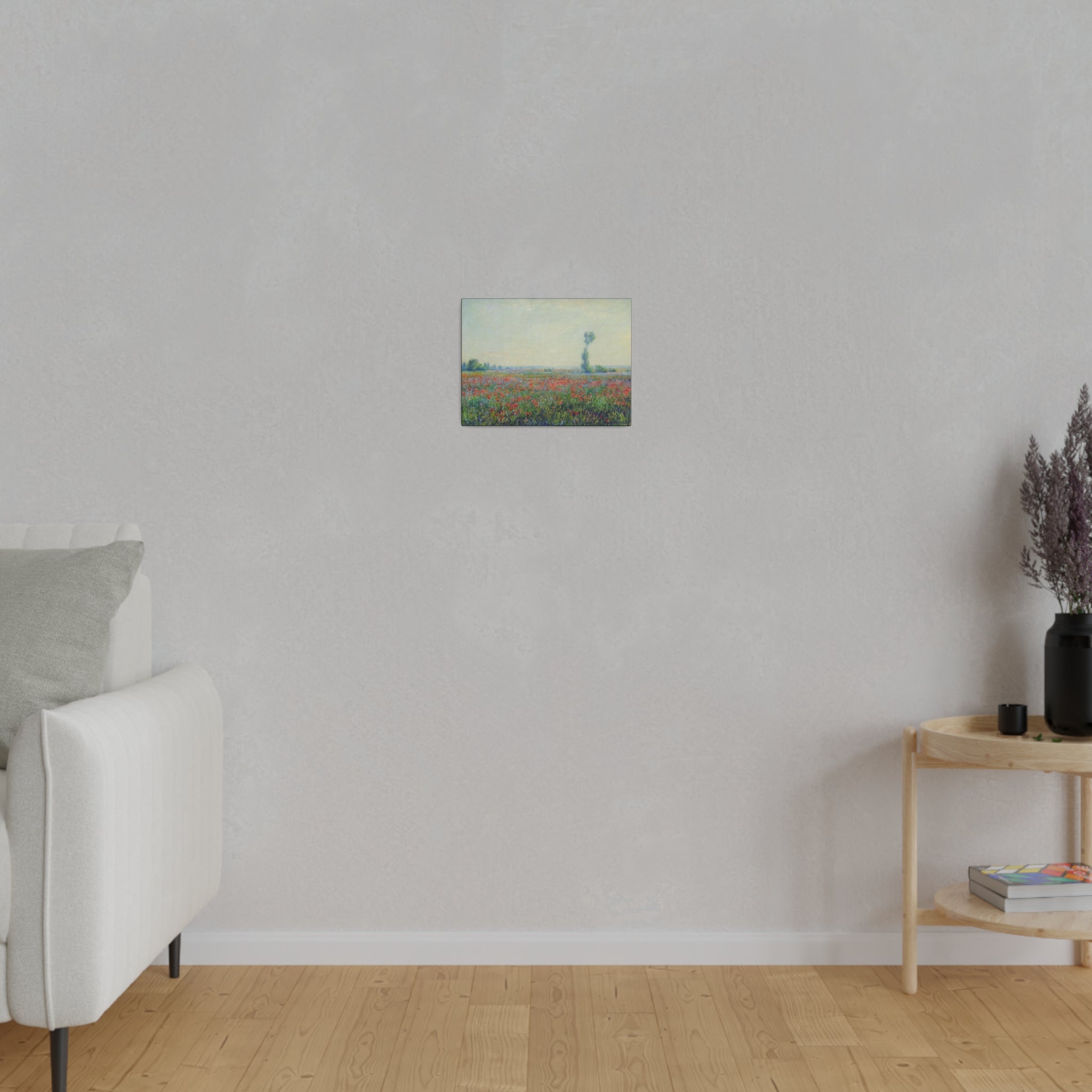 Poppy Field Claude Monet - Matte Canvas, Stretched, 0.75" - Spruced Roost