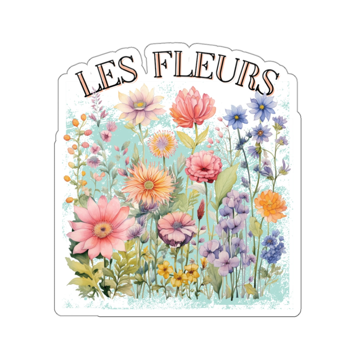 Les Gardin Les Fleurs Kiss-Cut Stickers