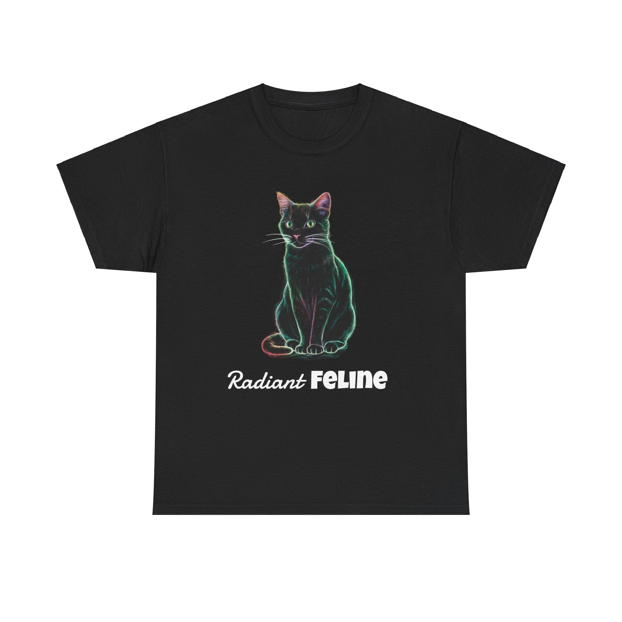 Radiant Feline - Unisex Heavy Cotton Tee