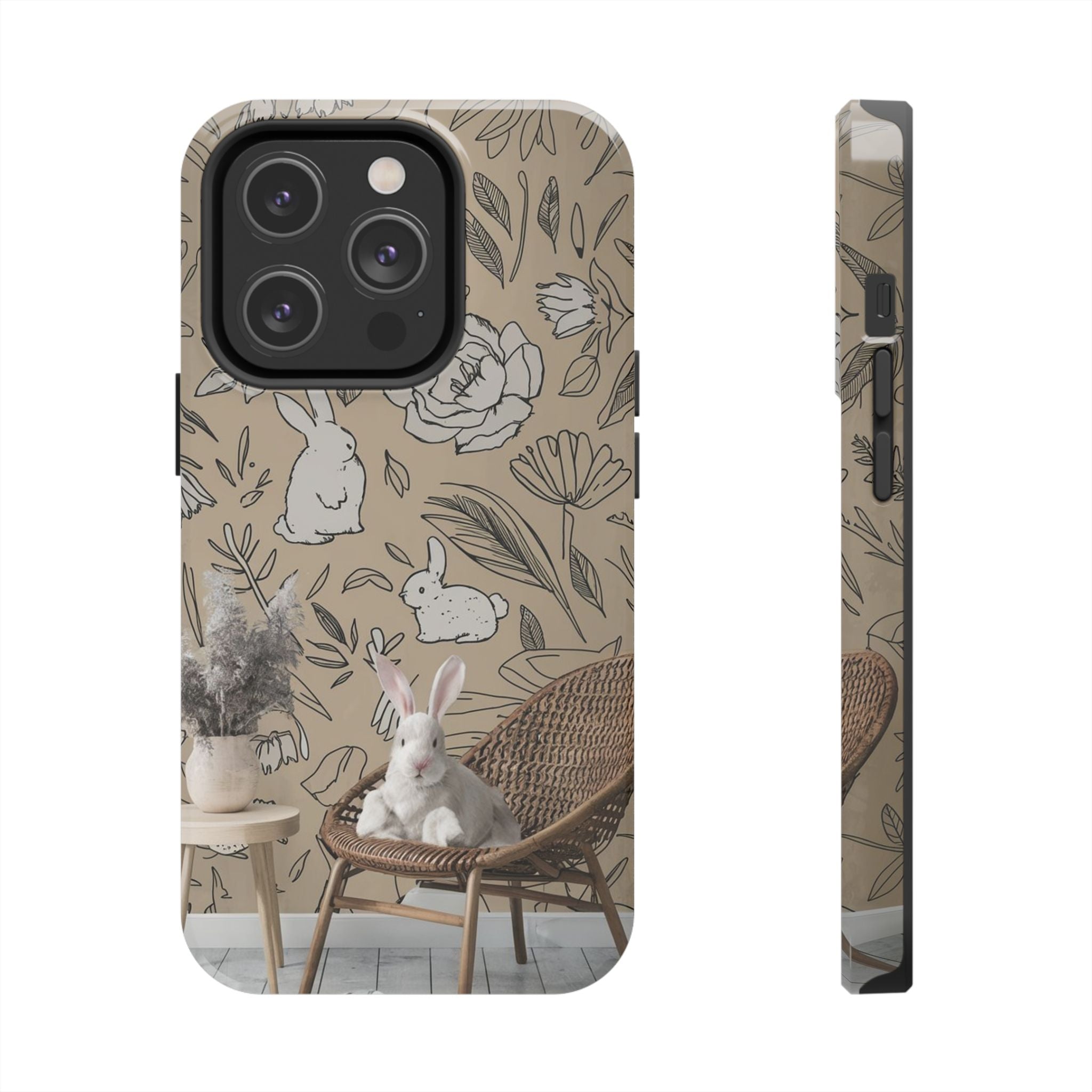 Bunny Business - Tough Case for iPhone 14, 15, 16 - Spruced Roost