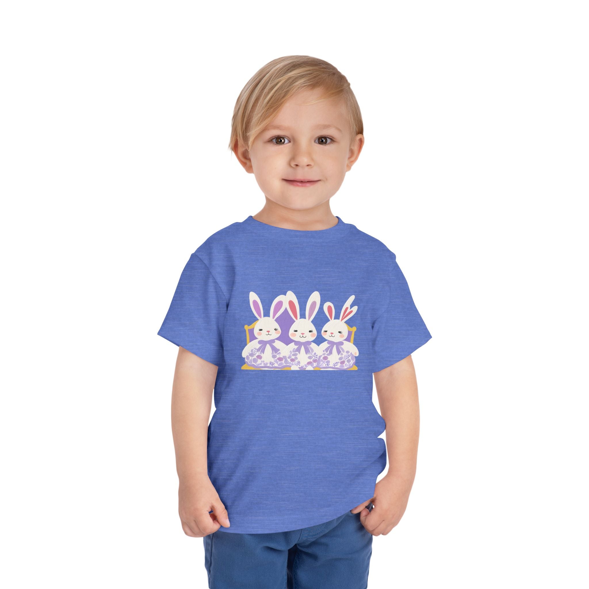 Bunnies Three Lavender - Kids' T-Shirt - 2T, 3T, 4T, 5T