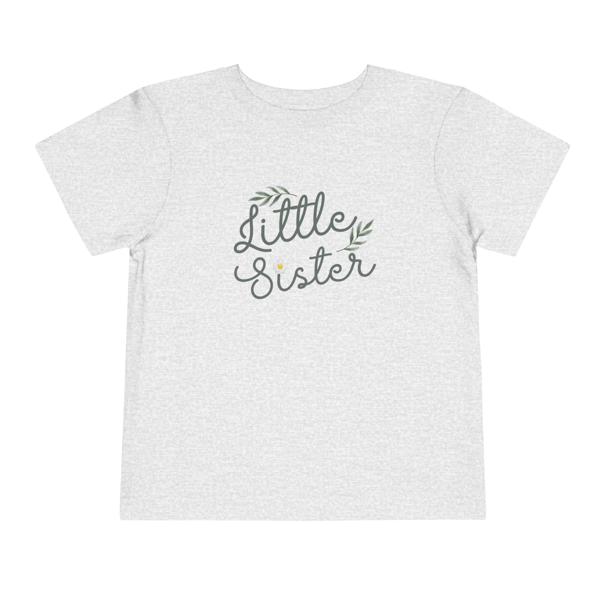 Little Sister Bee & flowers Big Sister Baby T-Shirt | Infant Tee