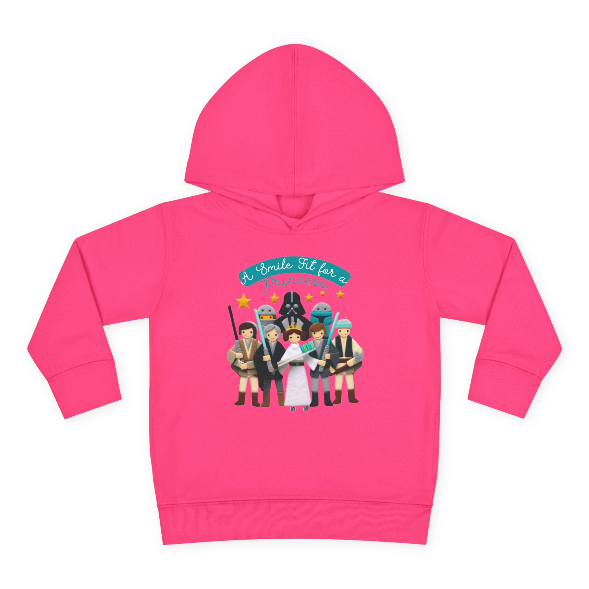 A Smile fit for a Princess - Toddler Pullover Fleece Hoodie