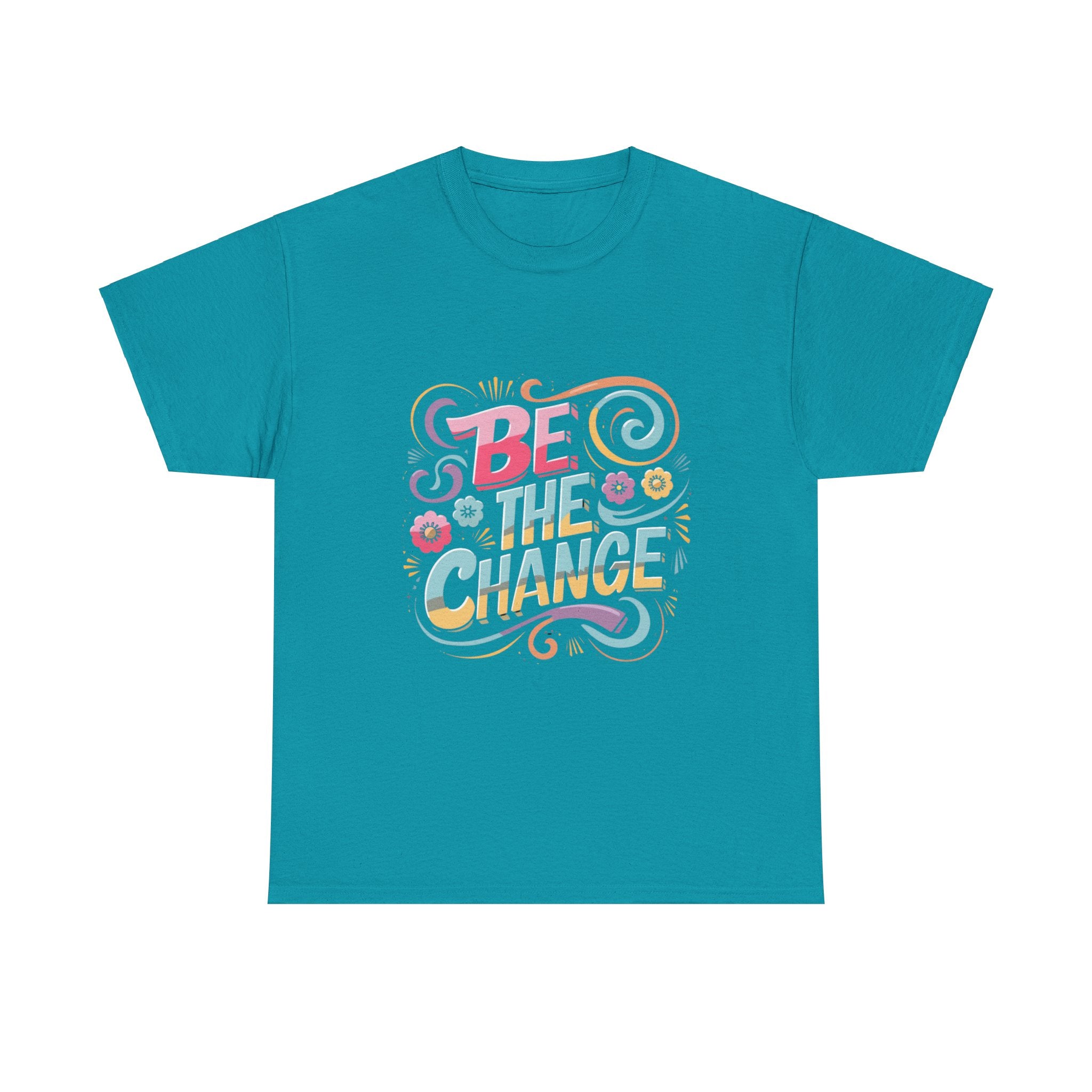 Be The Change - Unisex Heavy Cotton Tee - Spruced Roost