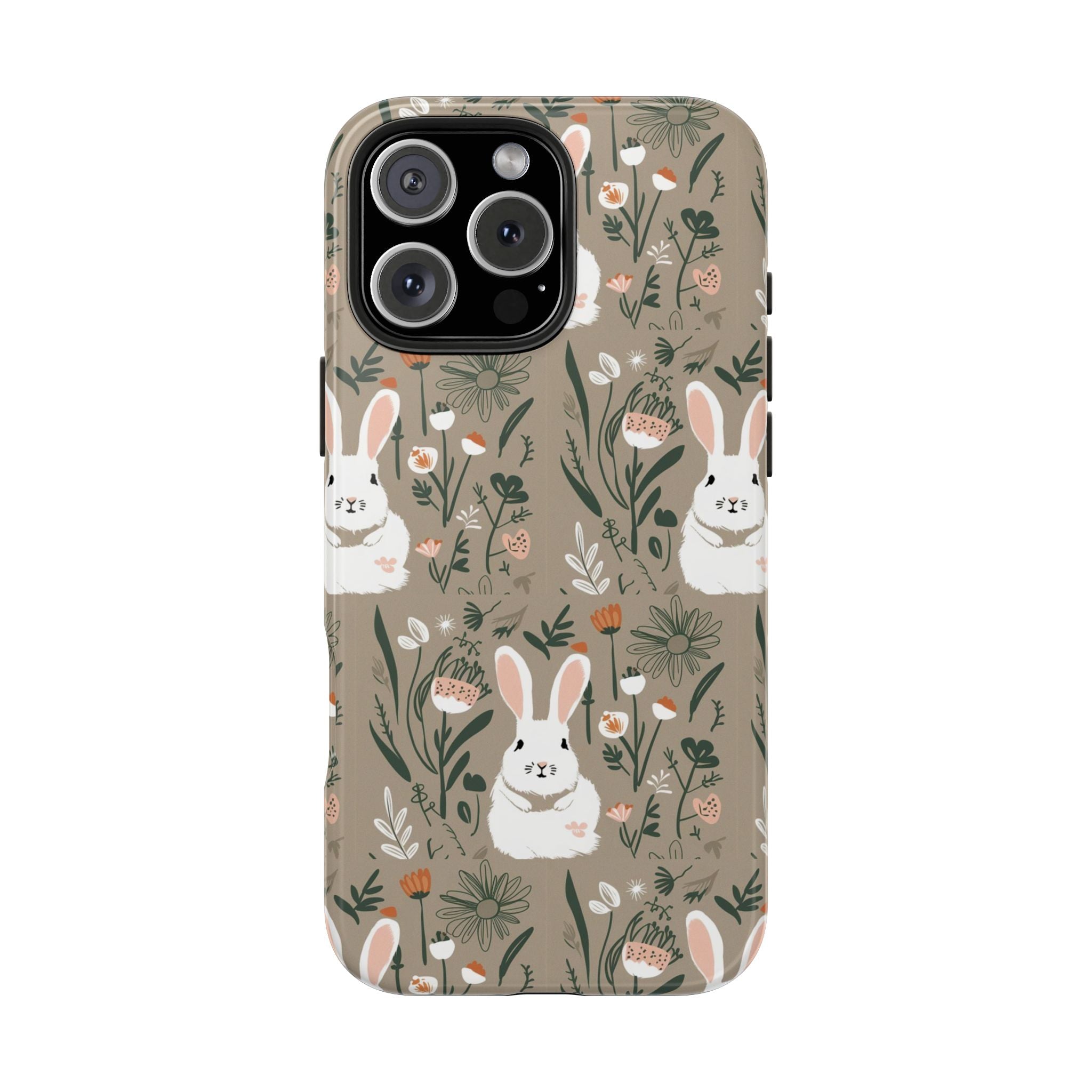 Felt Cotton Tails - Tough Case for iPhone 14, 15, 16 - Spruced Roost
