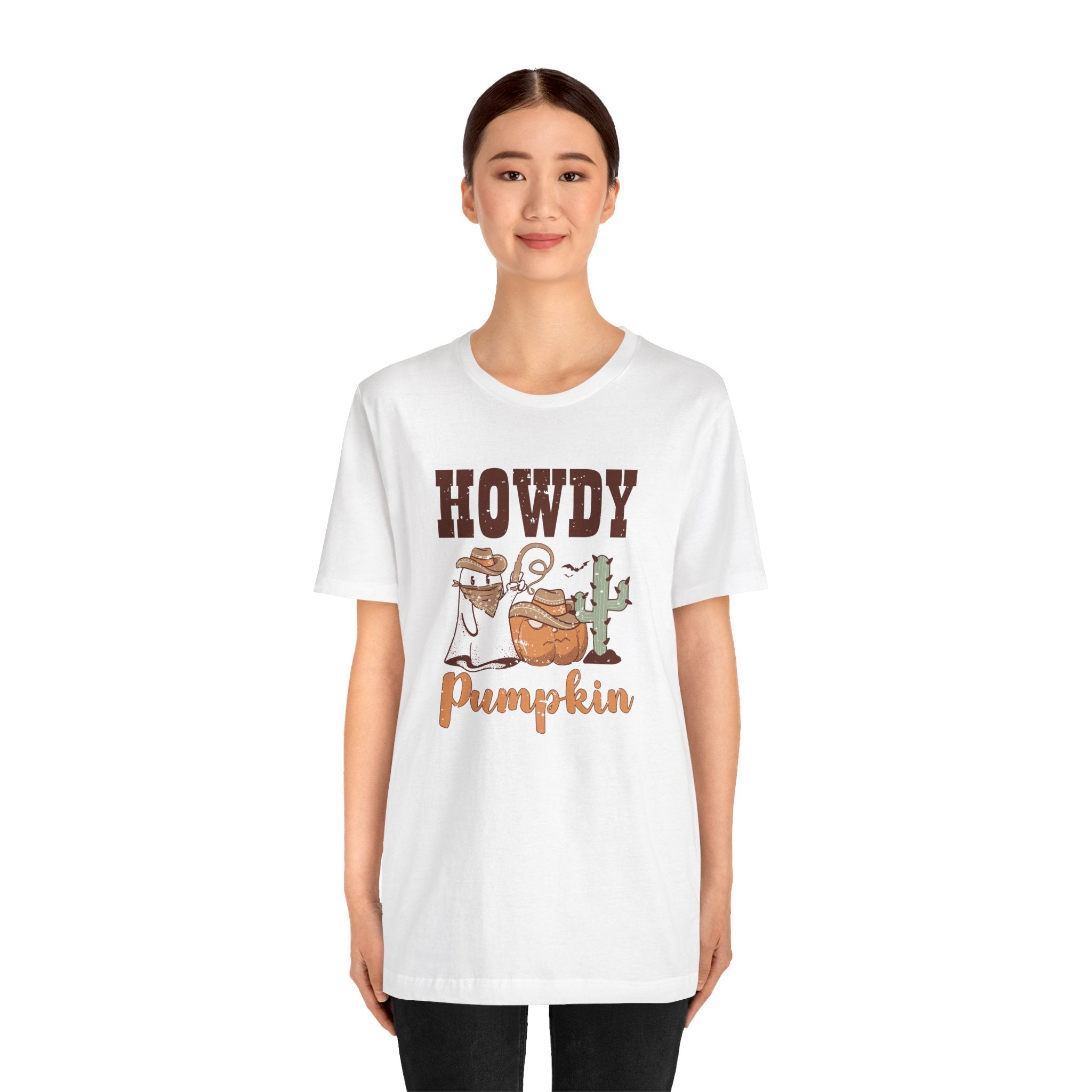 Howdy Pumpkin - Unisex Jersey Short Sleeve Tee