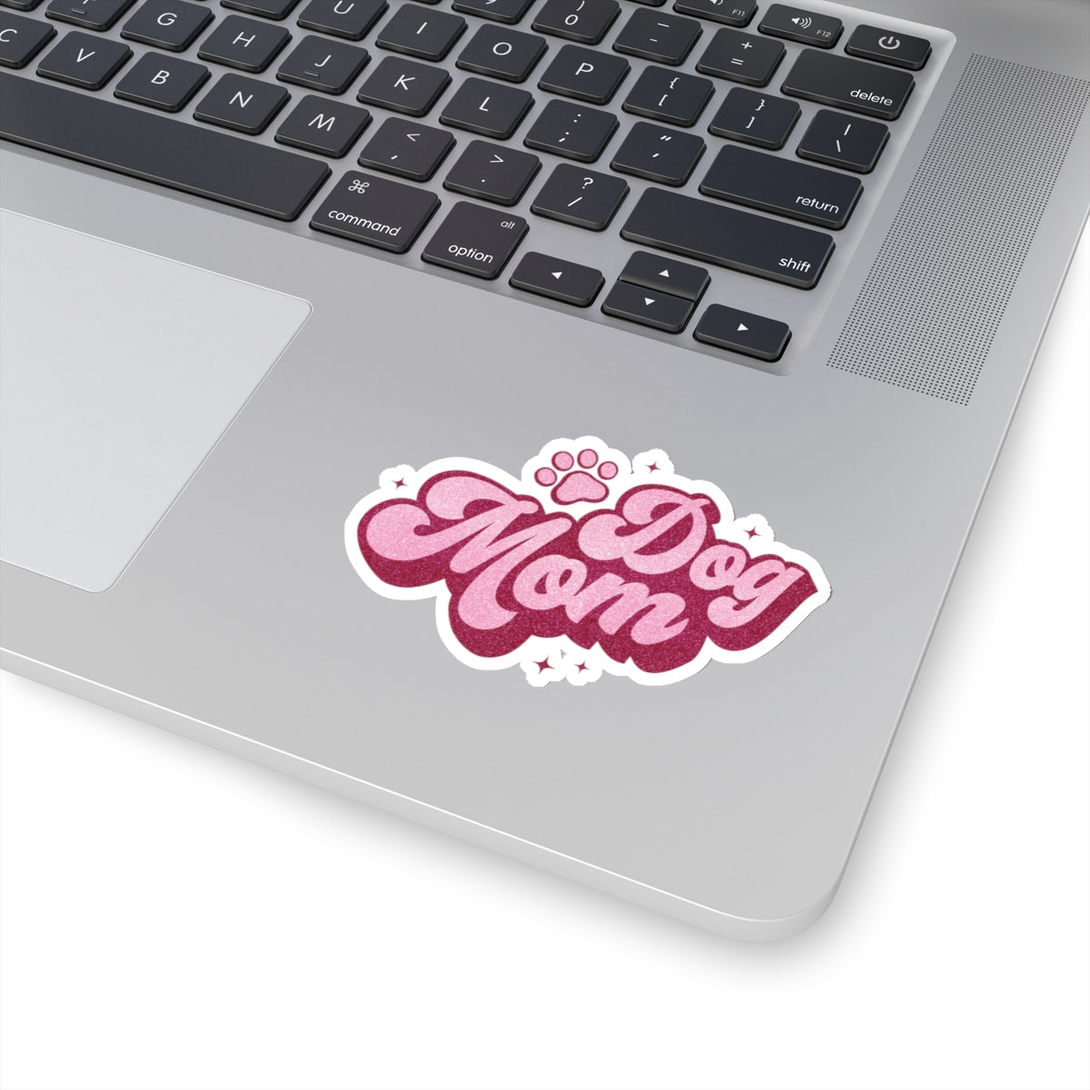 Dog Mom Pink Kiss-Cut Stickers