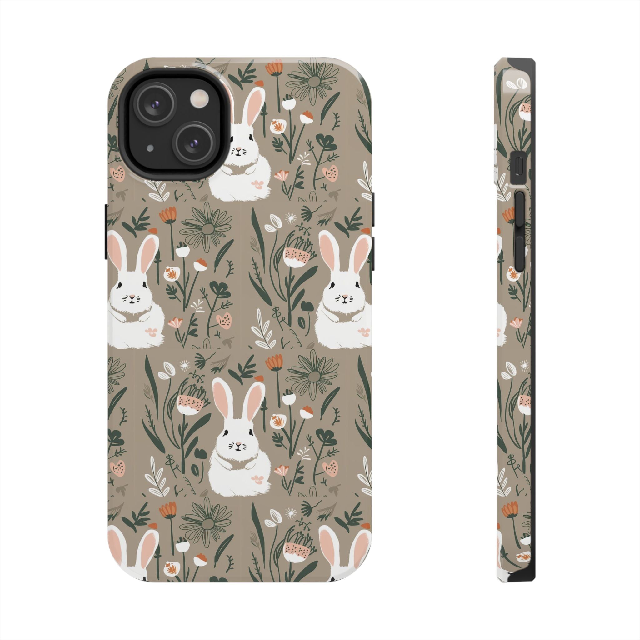 Felt Cotton Tails - Tough Case for iPhone 14, 15, 16 - Spruced Roost