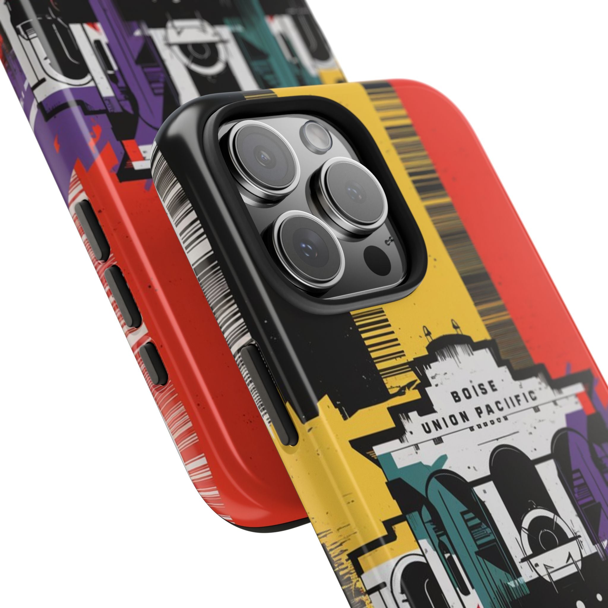 Boise Idaho Union Pacific Depot - Tough Case for iPhone 14, 15, 16 - Spruced Roost