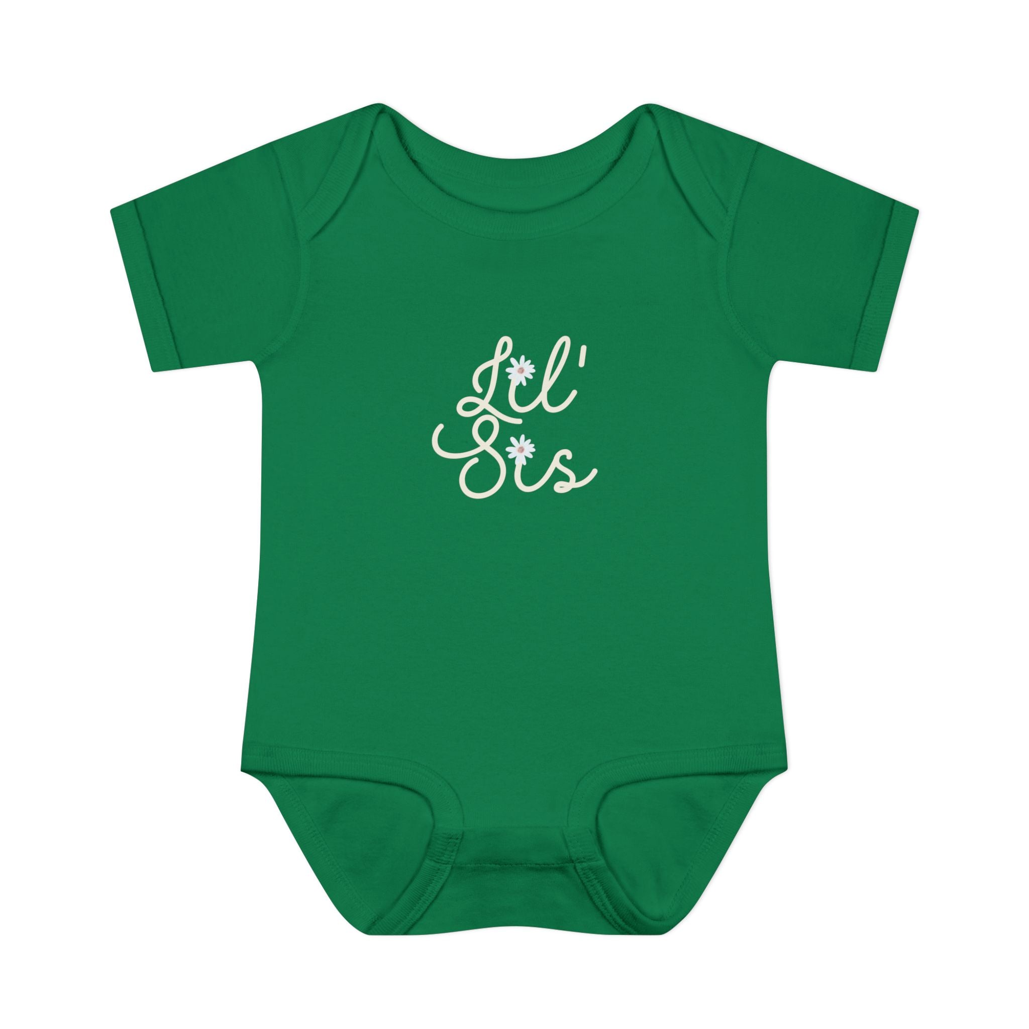 Lil' Sis Infant Baby Bodysuit - Cute Baby Clothes for Newborns