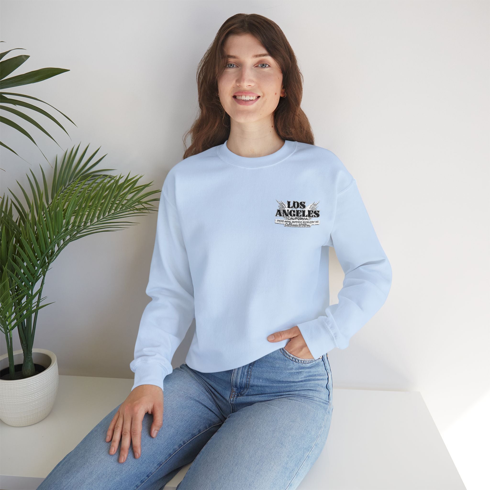 Fundraiser: Los Angeles Angels Crewneck Sweatshirt - Unisex Heavy Blend