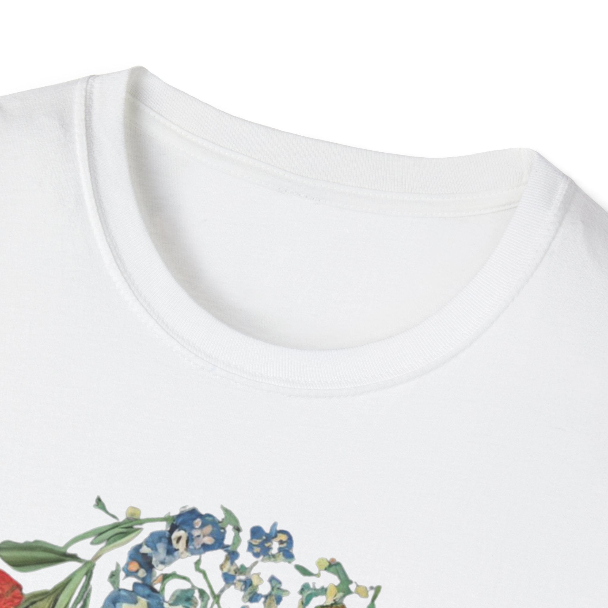 Petal Poetry Unisex Softstyle T-Shirt - S-3XL - Spruced Roost