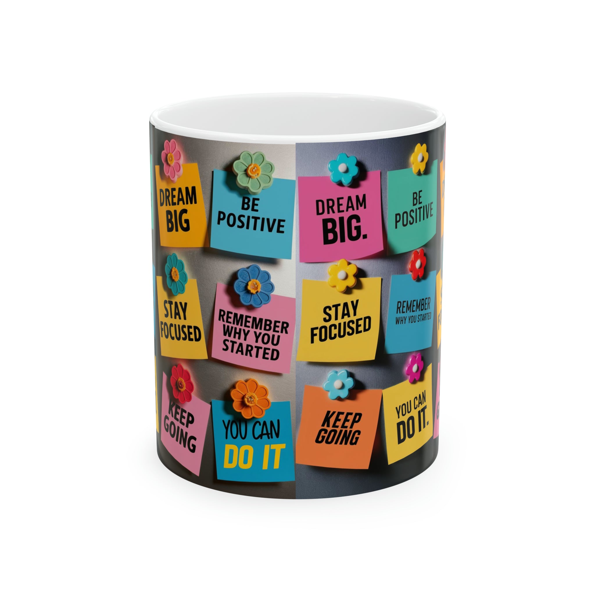Be Positive, Stay Focused, Dream Big - Ceramic Mug, 11oz - Spruced Roost