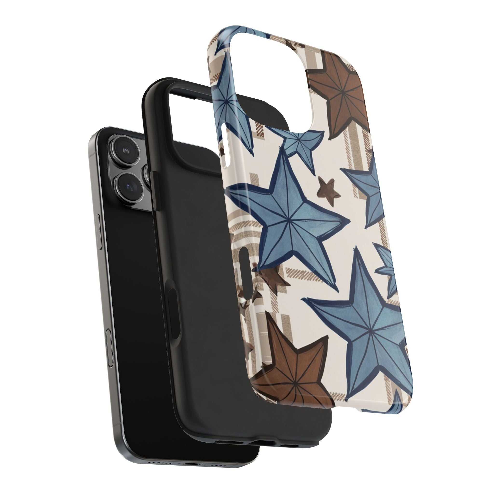 Plaid Stars - Tough Case for iPhone 14, 15, 16 - Spruced Roost