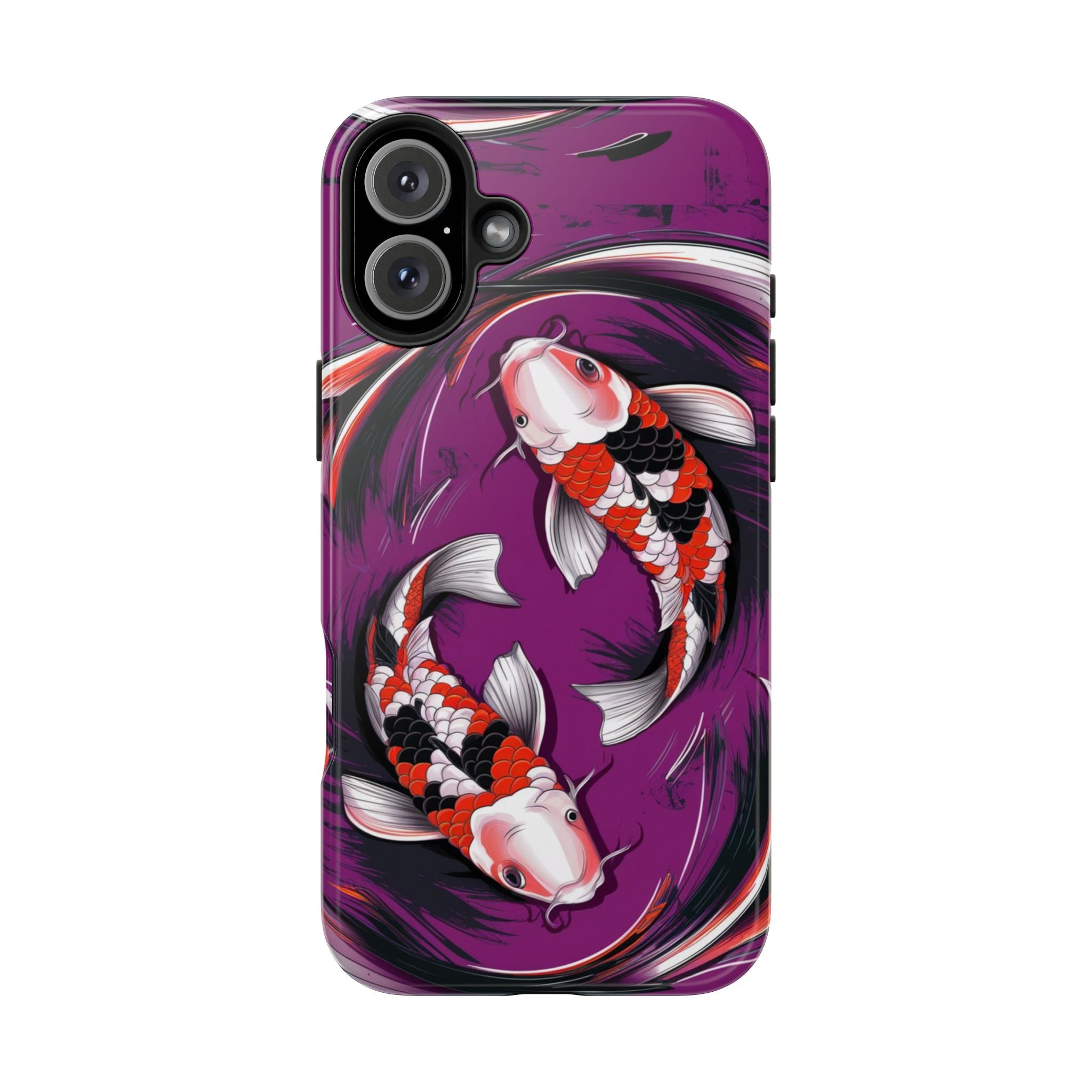 Koi's Pond Circles - Tough Case for iPhone 14, 15, 16 - Spruced Roost