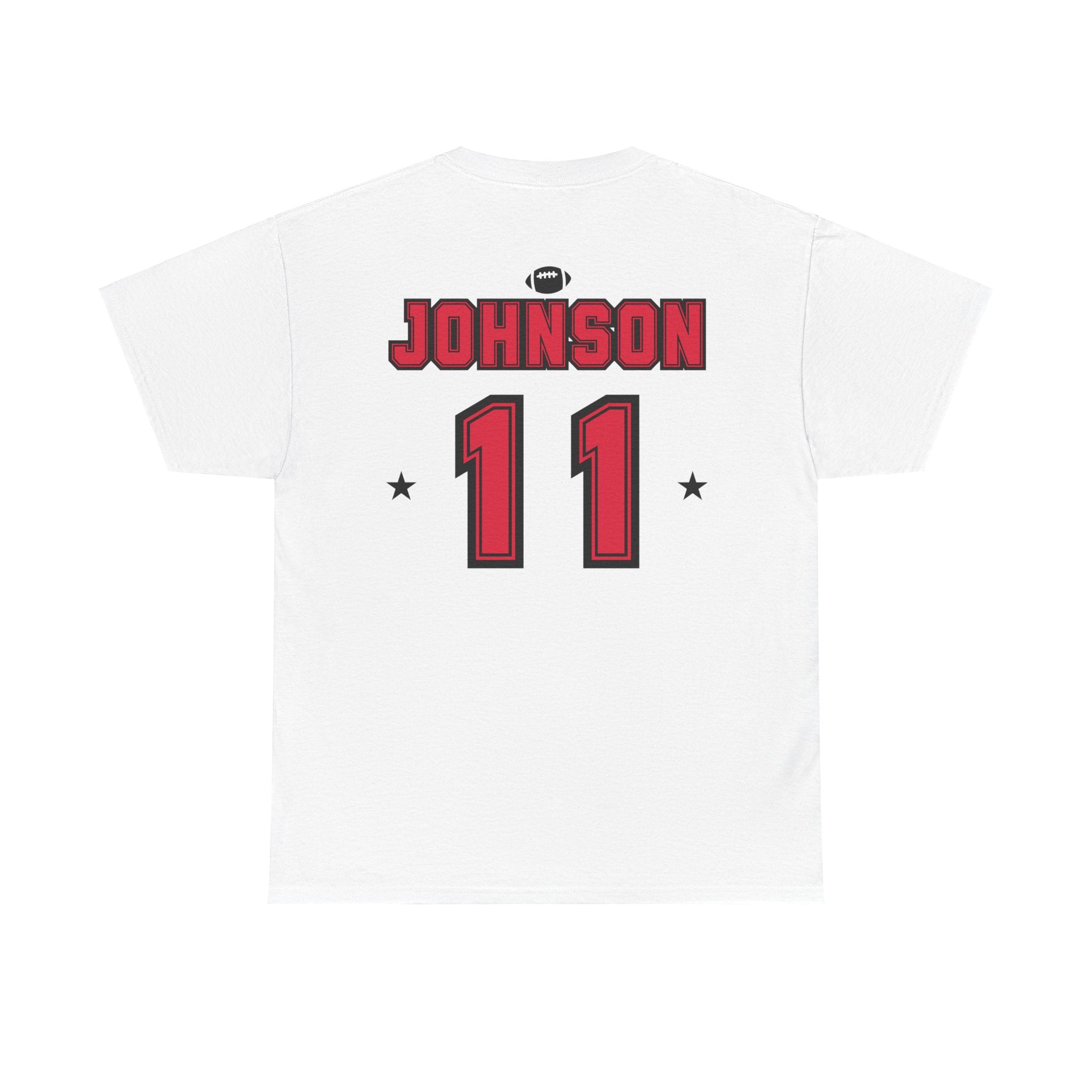 Johnson 11 Back Unisex Heavy Cotton Tee *Customizable