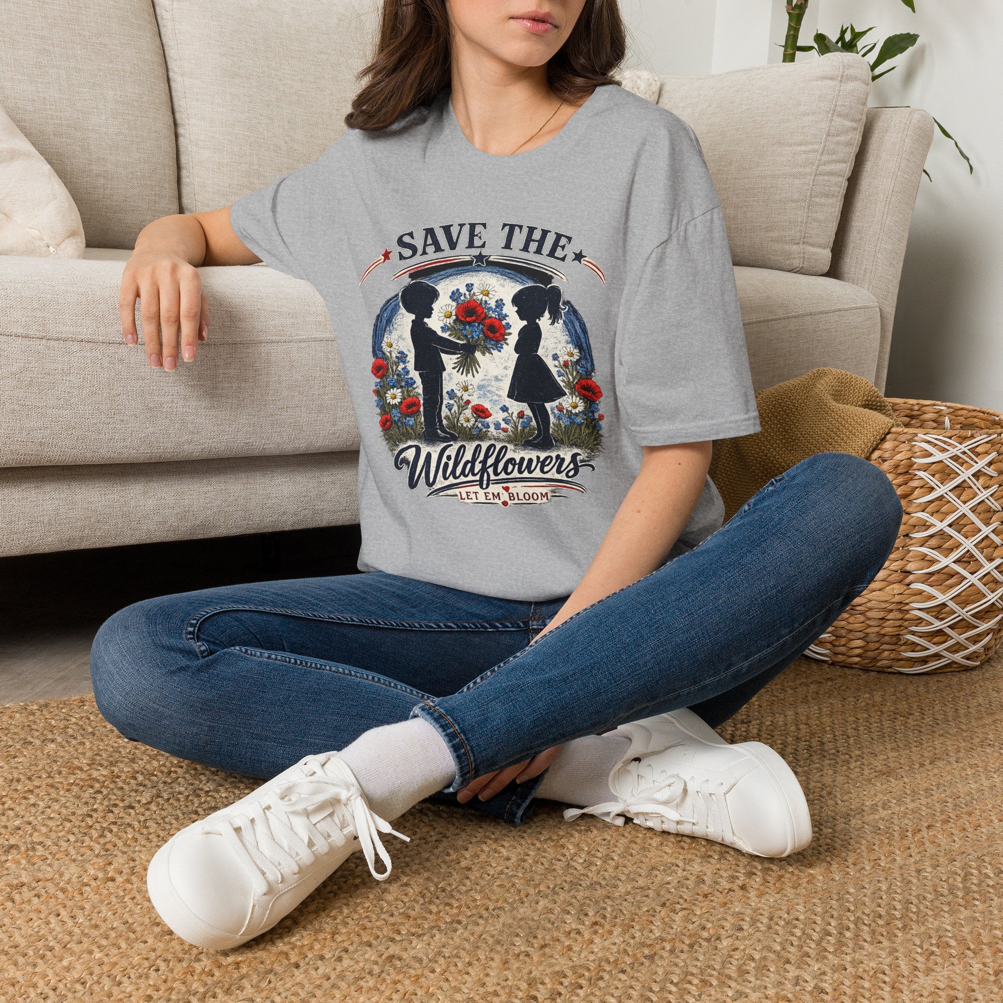 Save the Wildflowers T‑Shirt — Floral Conservation Tee