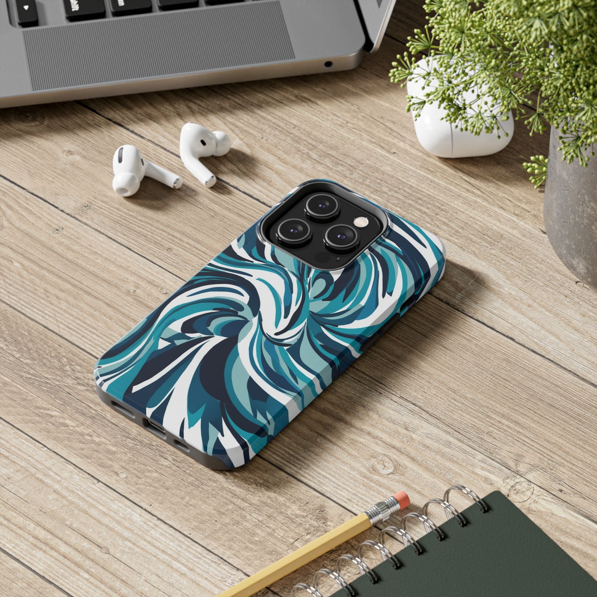 Churning Pacific Seas - Tough Case for iPhone 14, 15, 16 - Spruced Roost
