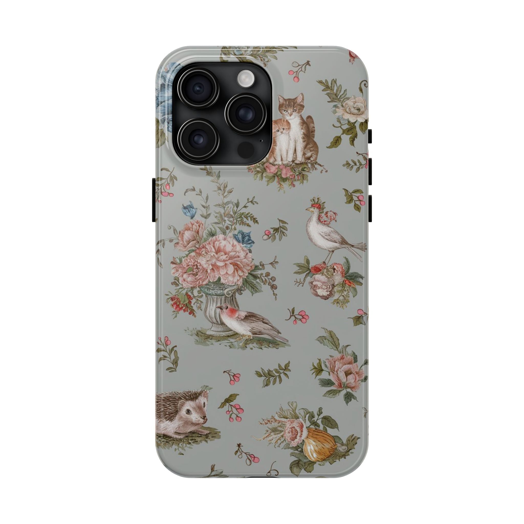 Tiptoe through the Cats - Tough Case for iPhone 14, 15, 16 - Spruced Roost