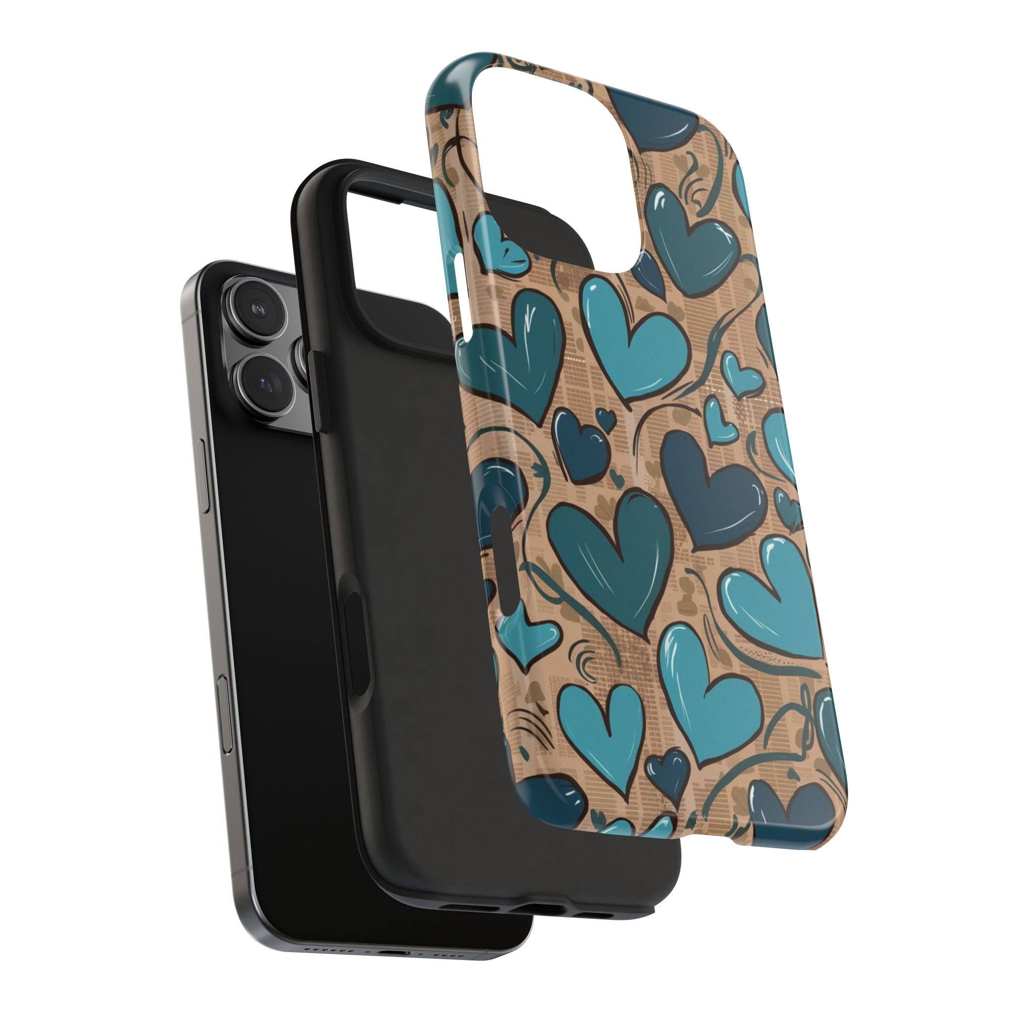 Cora Azul - Tough Case for iPhone 14, 15, 16 - Spruced Roost