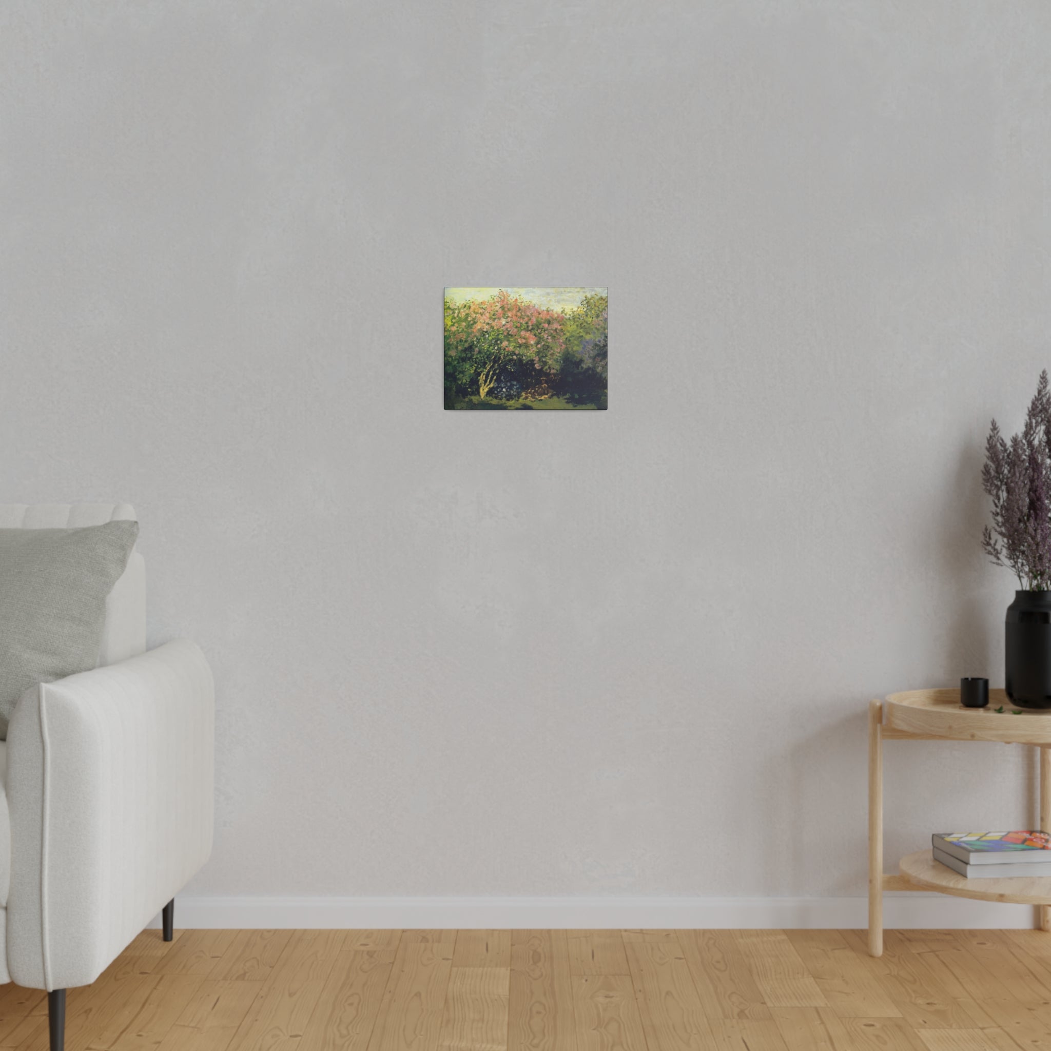 Lilacs in the Sun - Claude Monet - Matte Canvas, Stretched, 0.75" - Spruced Roost